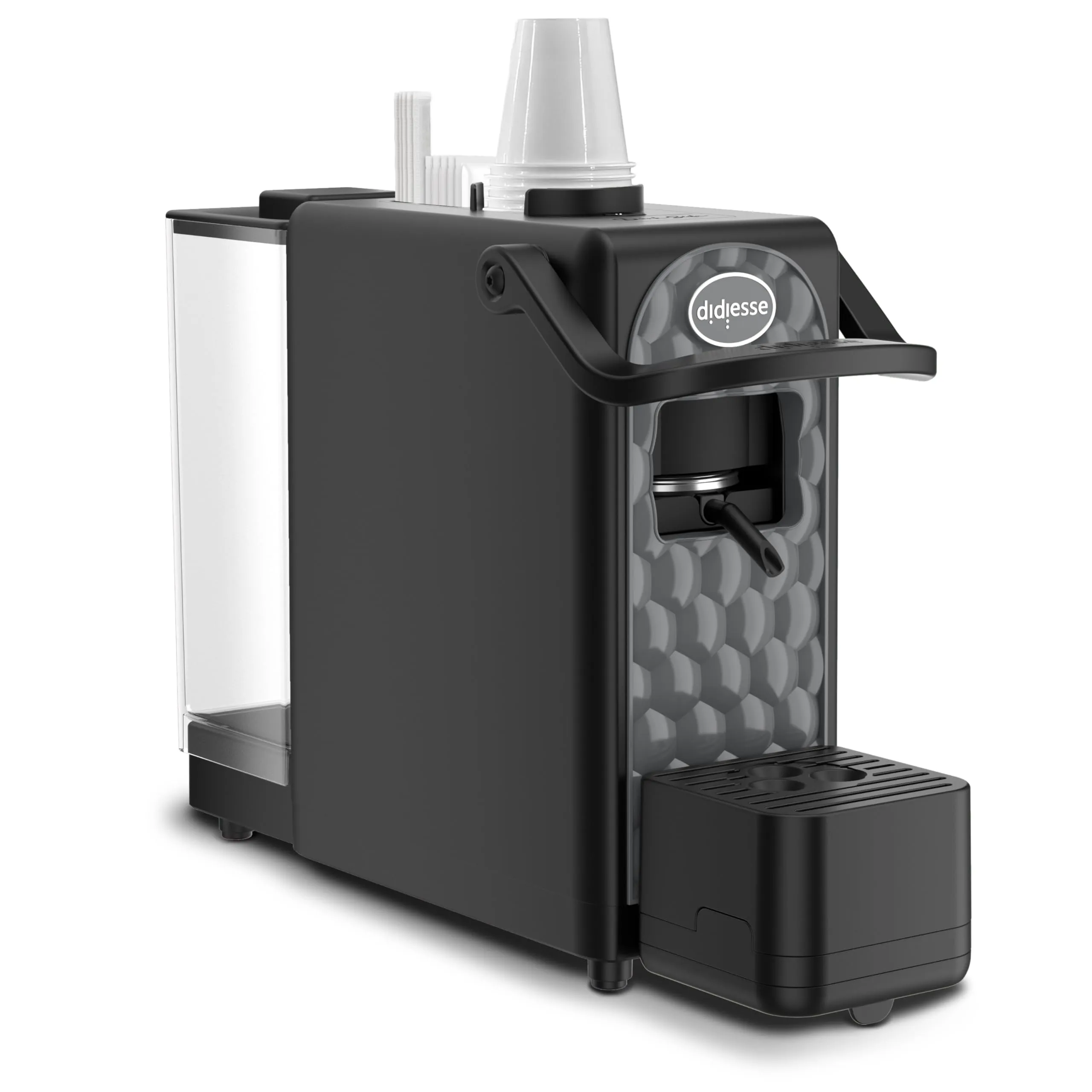 Didiesse DarkSide Macchina Caffè Cialde Espresso, Serbatoio 1.3L, 650W, Grigio - immagine 8