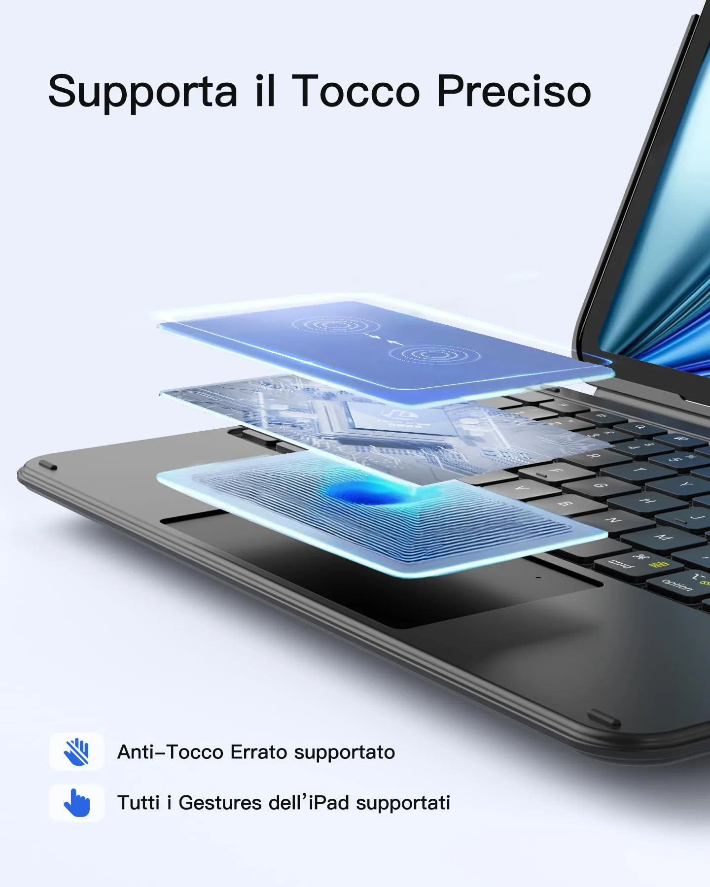 Inateck Custodia Tastiera per iPad A16, 10a Gen - immagine 7