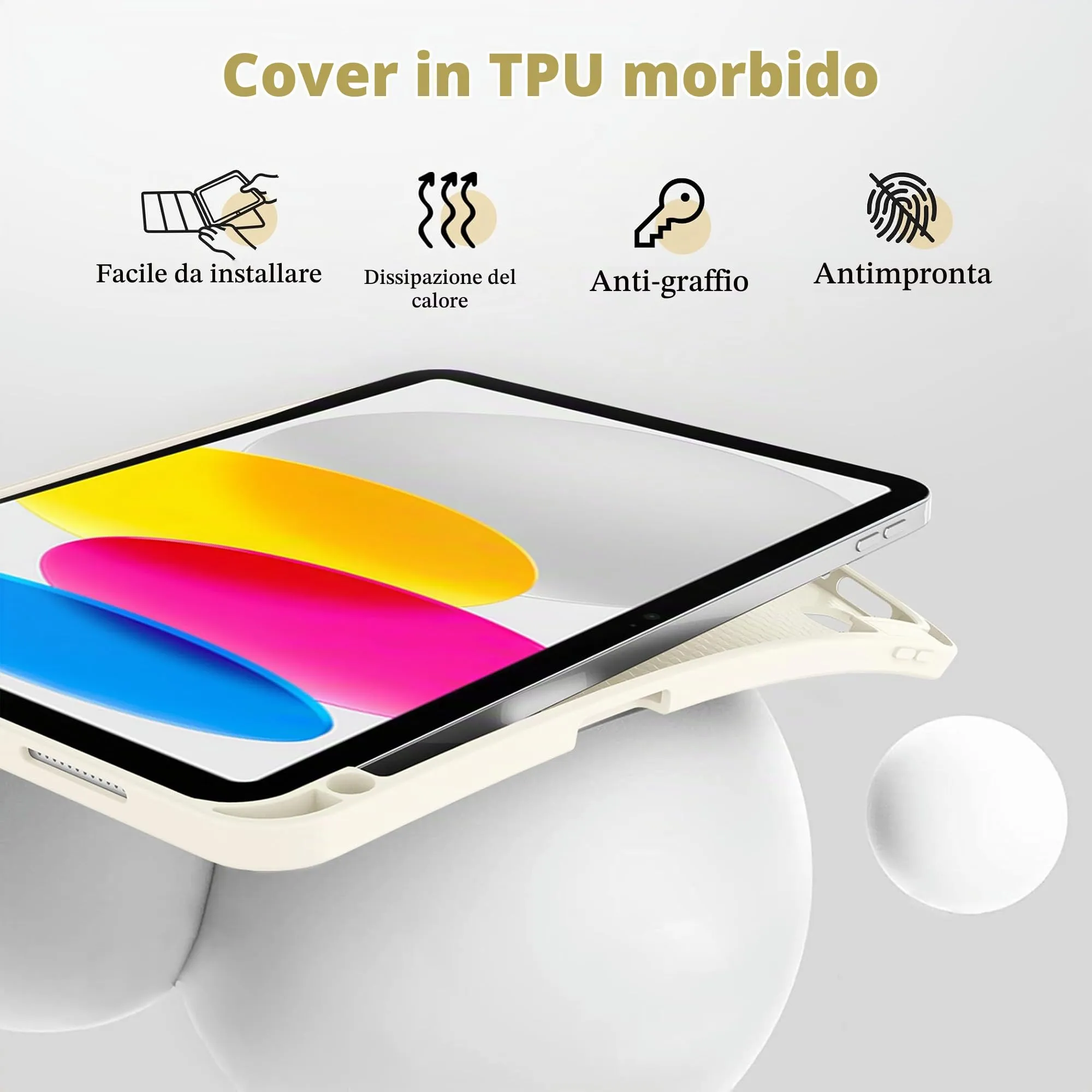 CACOE Cover per iPad 11 Generazione (A16) e iPad 10 Generazione - immagine 5