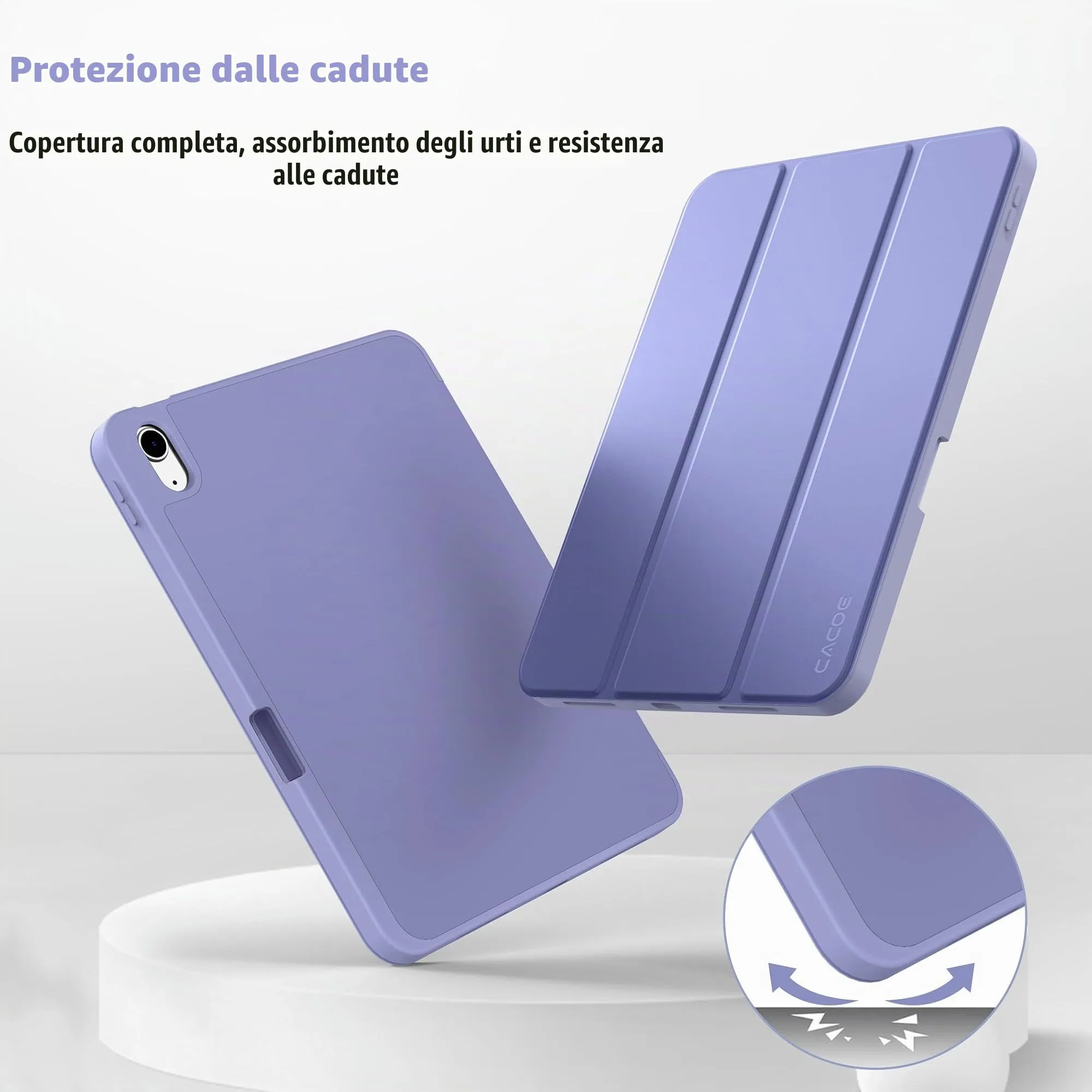 CACOE Cover per iPad 11 Generazione (A16) e iPad 10 Generazione (10.9 pollici) - immagine 6