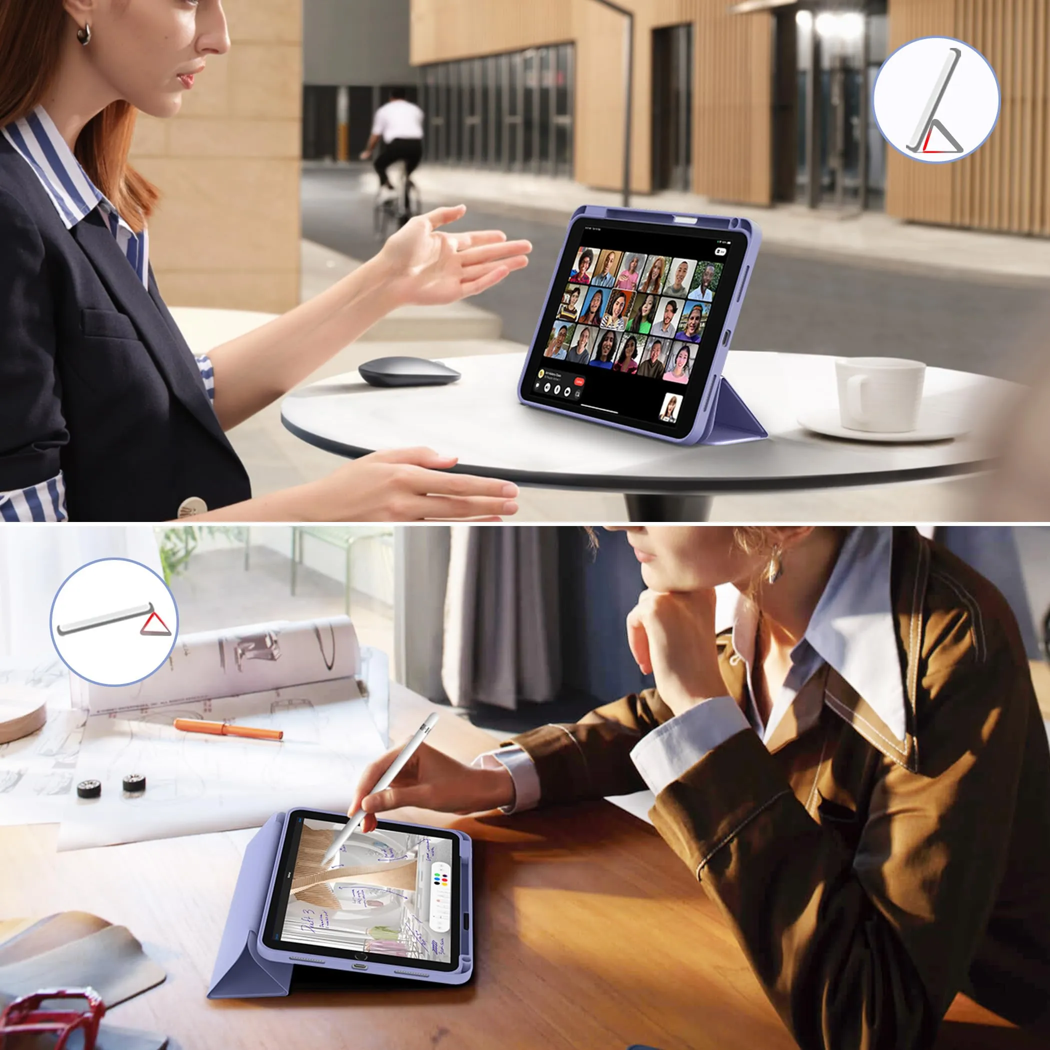 CACOE Cover per iPad 11 Generazione (A16) e iPad 10 Generazione (10.9 pollici) - immagine 7