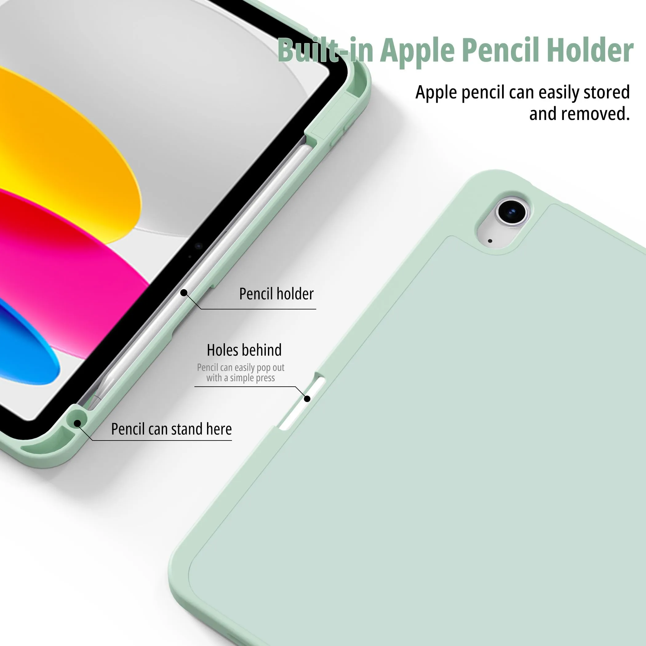 CACOE Cover per iPad 11 Generazione (A16) / iPad 10 Generazione (10.9 pollici) - immagine 3