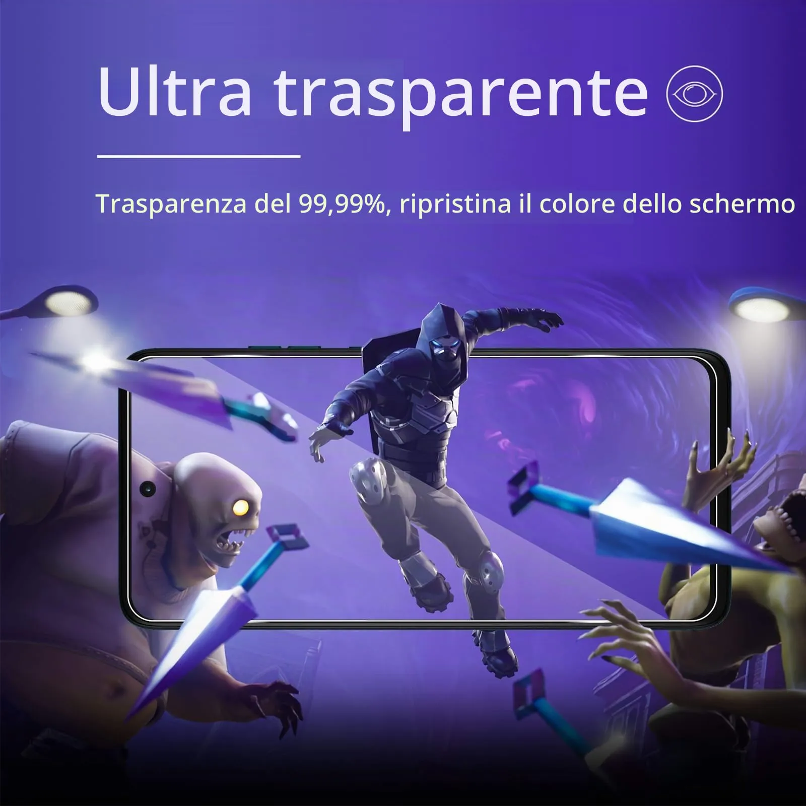 ELYCO Vetro Temperato per Motorola Moto G57, G57 Power, G67 Power, 3+3 Pezzi - immagine 6