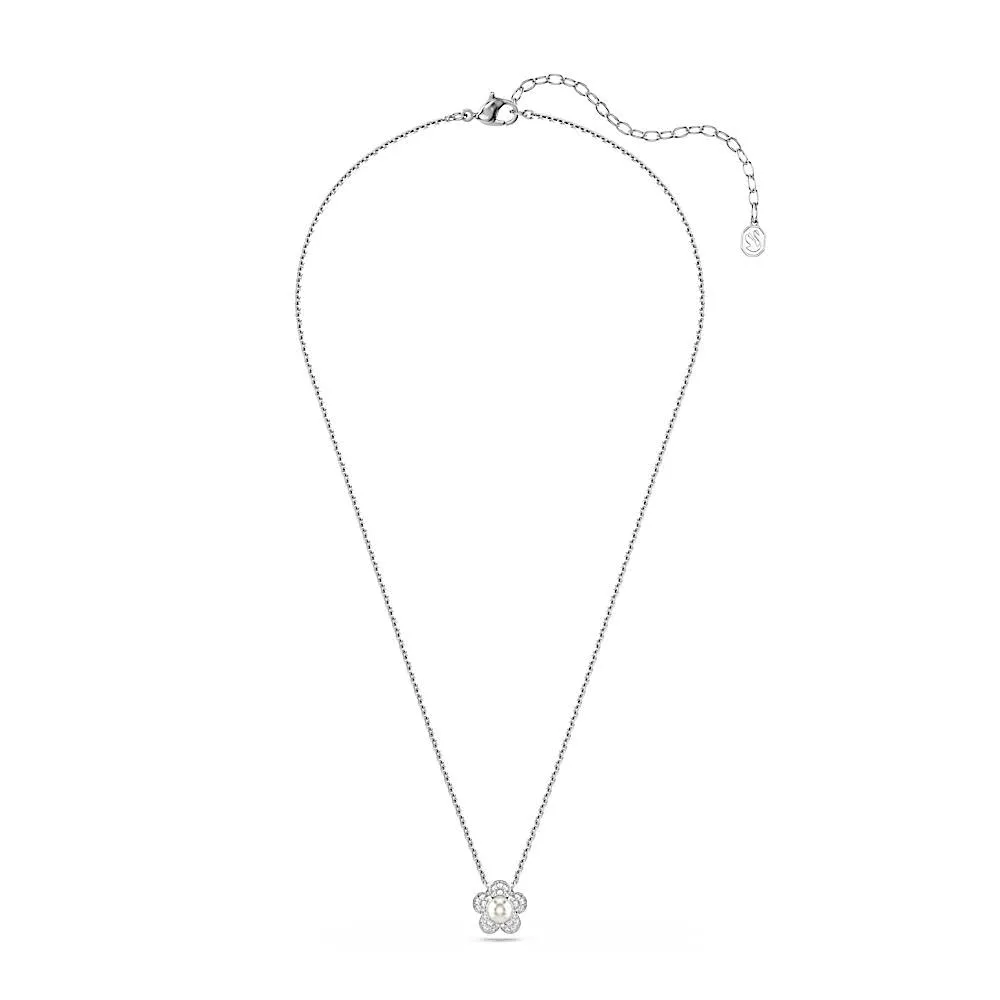Swarovski Capsule 2026 Angelic Ciondolo, Placcato Rodio Lucido con Cristalli - P_145649 - immagine 3