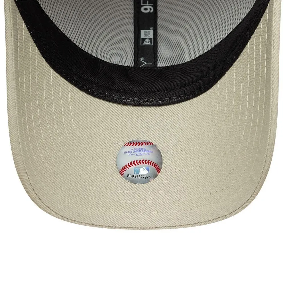 New Era Los Angeles Dodgers MLB 9Forty Faux Pony Infill Cap - Beige - immagine 5