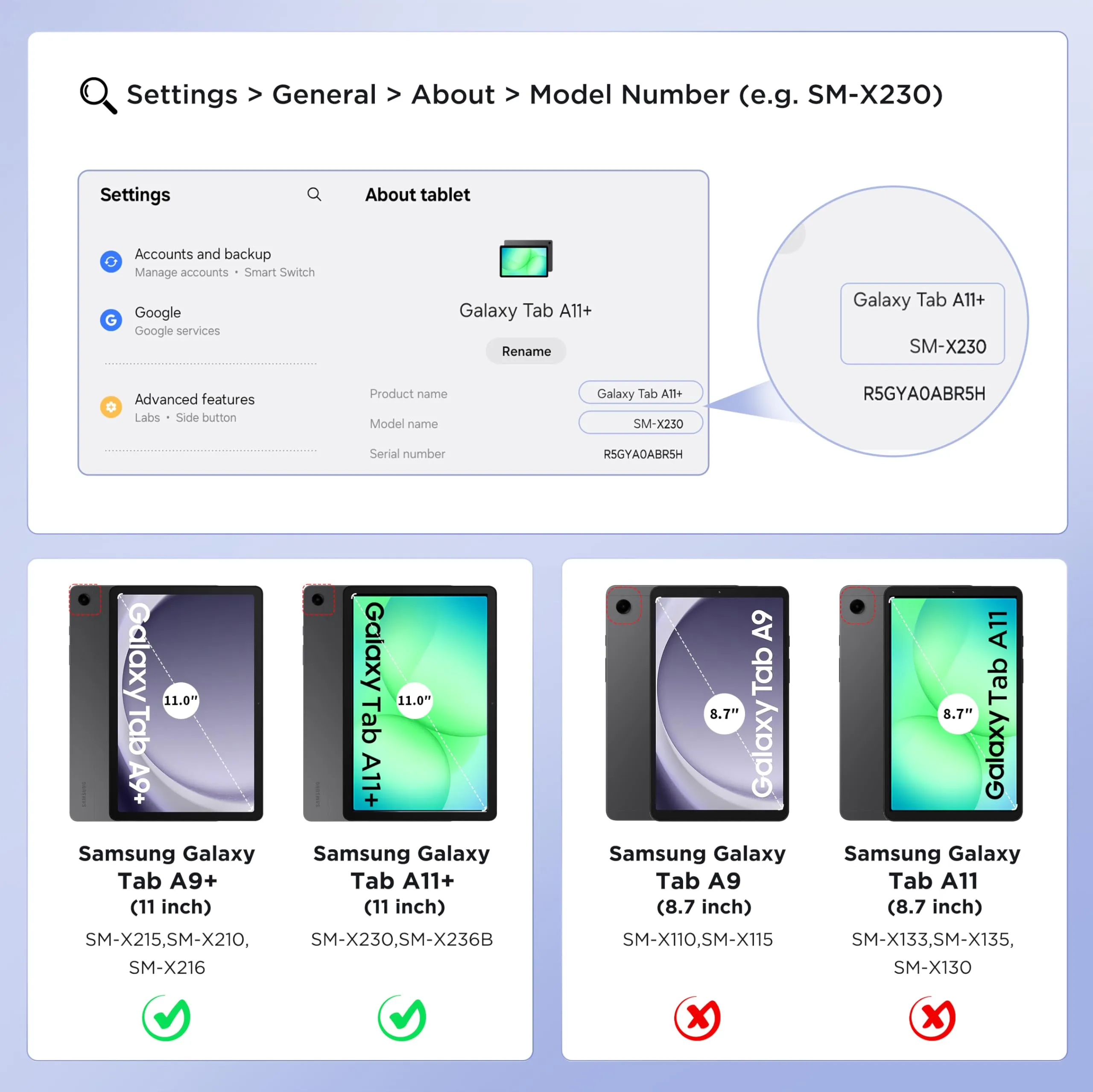 EasyAcc Custodia per Samsung Galaxy Tab A11+ Plus / A9+ 11 Pollici 2025 SM-X236B SM-X230 - Verde scuro - immagine 2