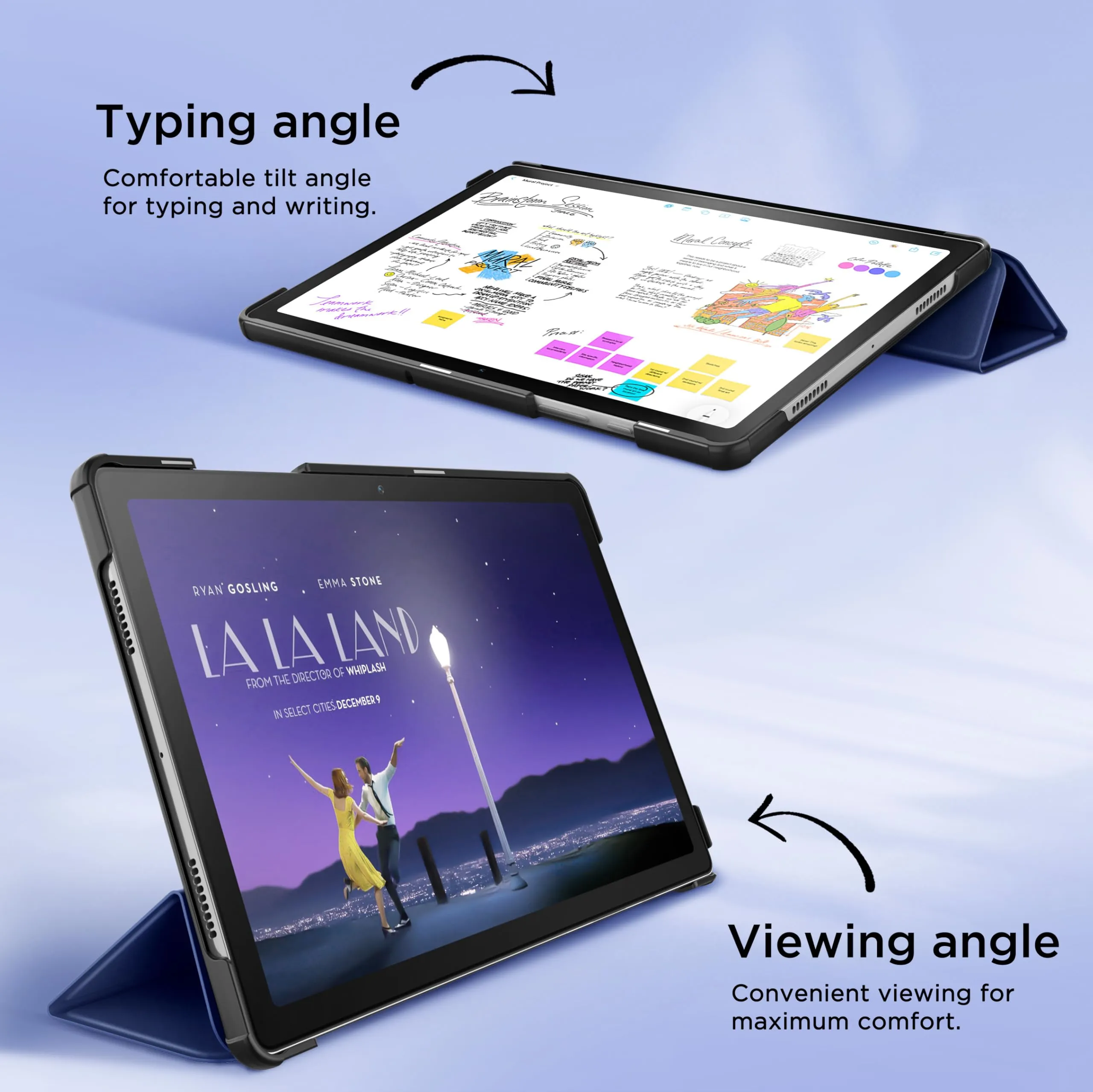 EasyAcc Custodia per Samsung Galaxy Tab A11+ Plus / A9+ 11" (2025/2023) - Blu Scuro - immagine 6