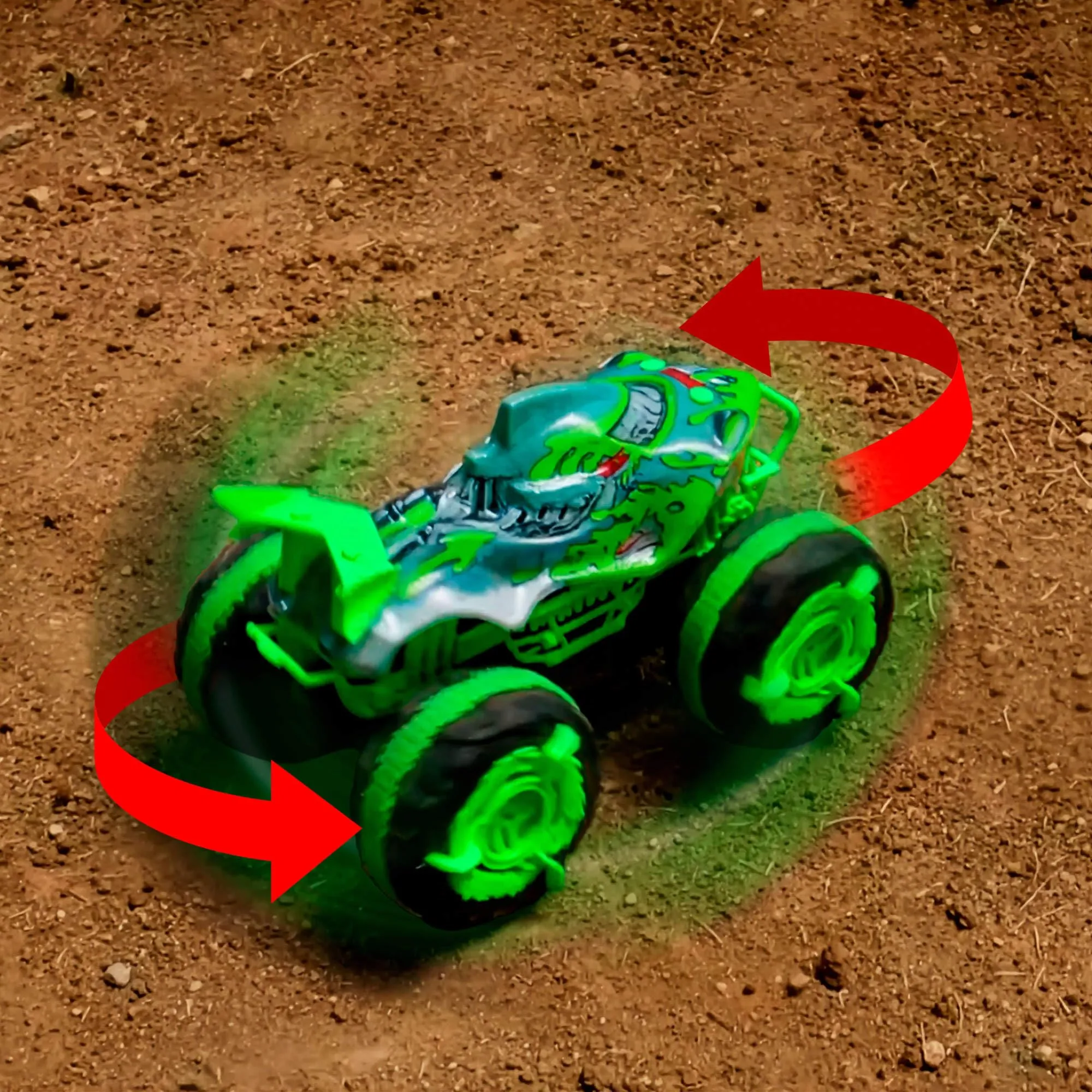 Hot Wheels Monster Trucks Mutant Chaos Great Bite All-Terrain RC - immagine 3