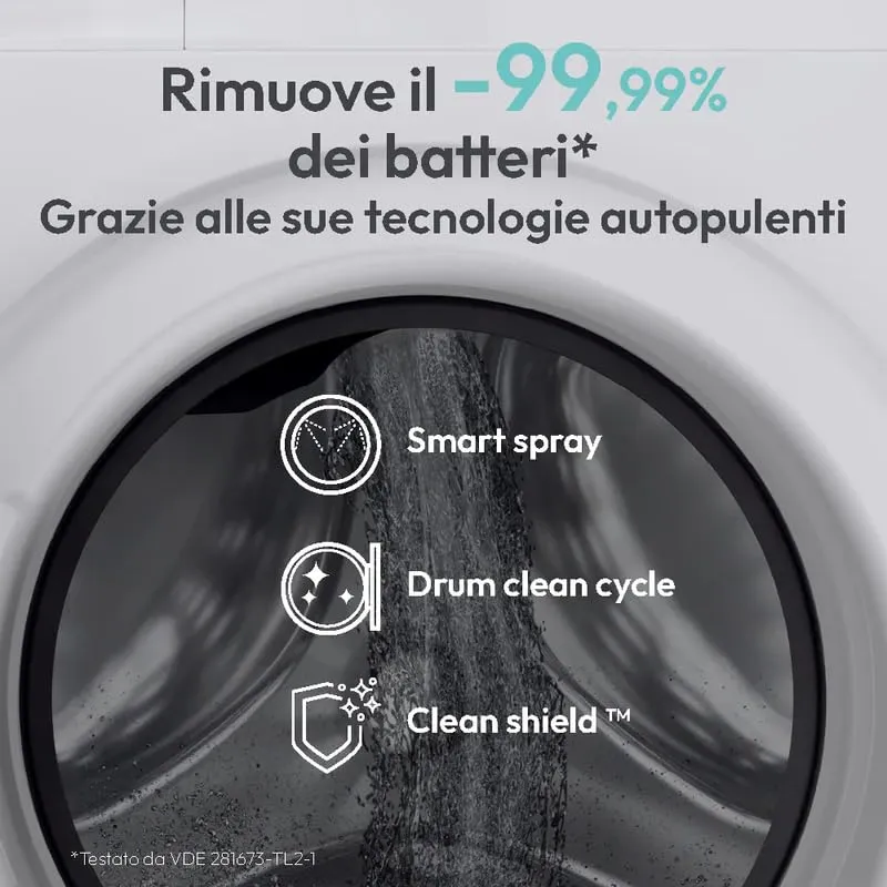 Candy ProWash 500 Lavatrice 7 kg, 1400 Giri, Classe A-20% - immagine 6