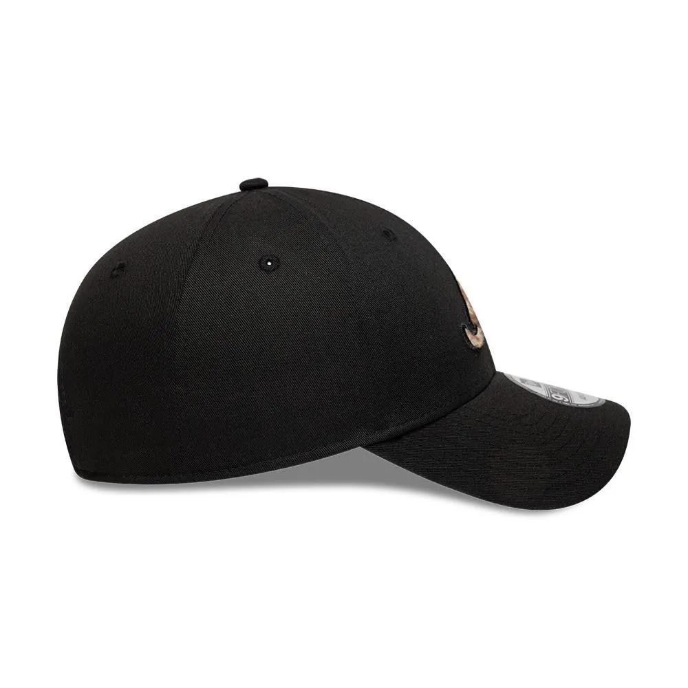 New Era Atlanta Braves MLB 9Forty Faux Pony Infill Cap - Nero - immagine 7