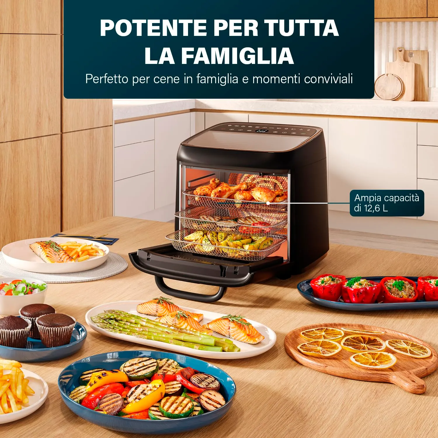 Princess Airfryer Oven Vision 12,6 L 1800 W 01.182288.01.001 - immagine 4