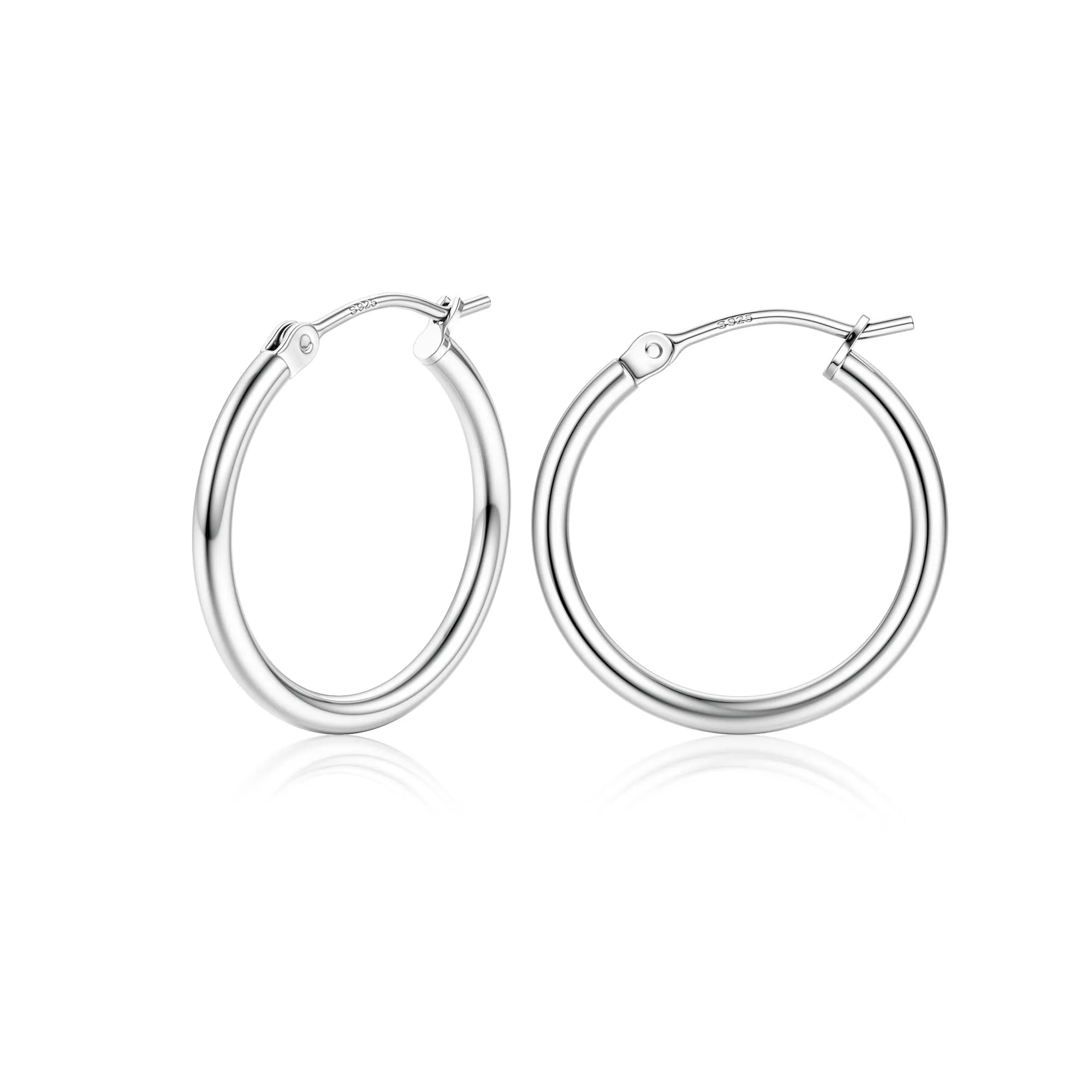 Chriscoco Orecchini Cerchio Argento 925 70mm - immagine 1