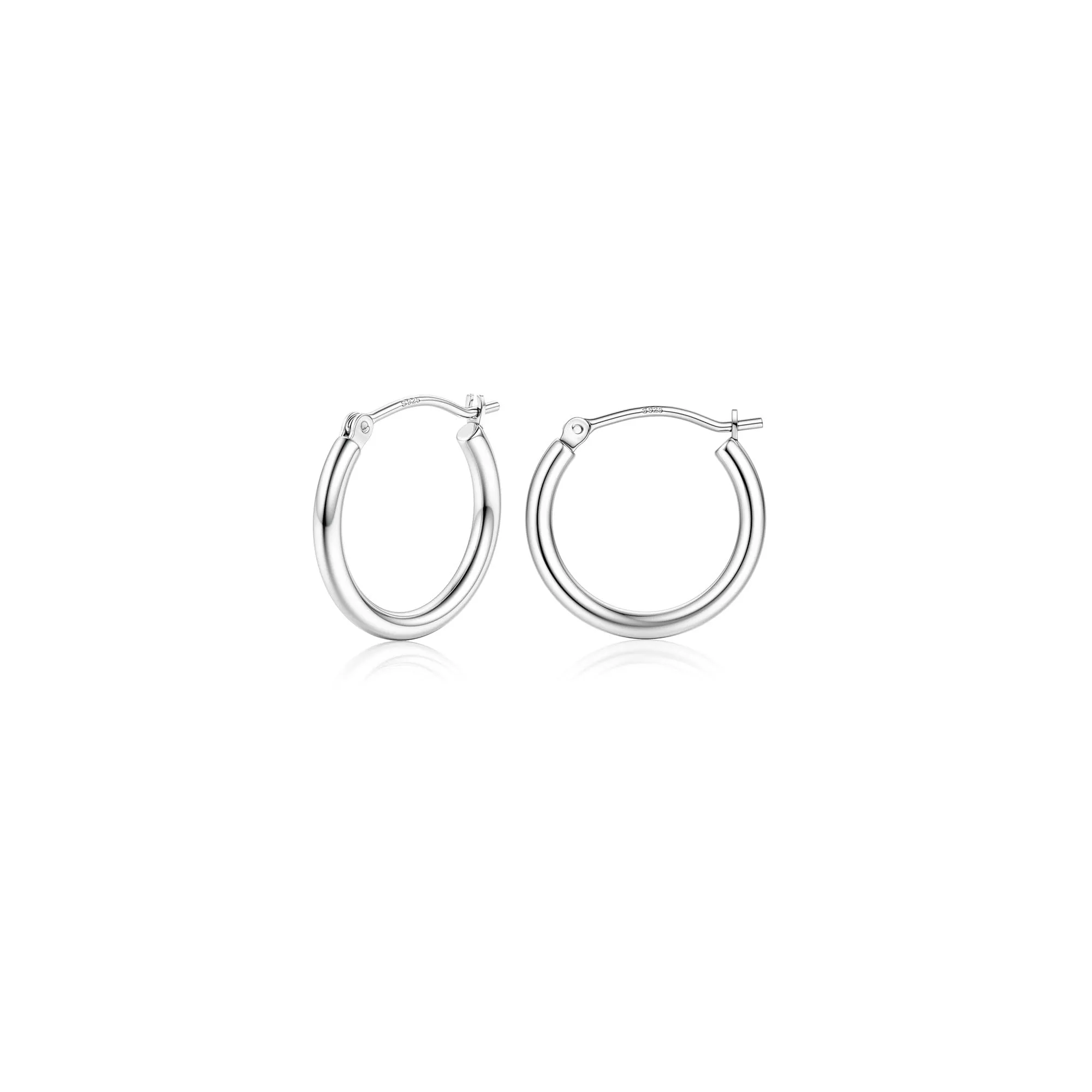 Chriscoco Orecchini a Cerchio in Argento 925, 15-70mm - immagine 1