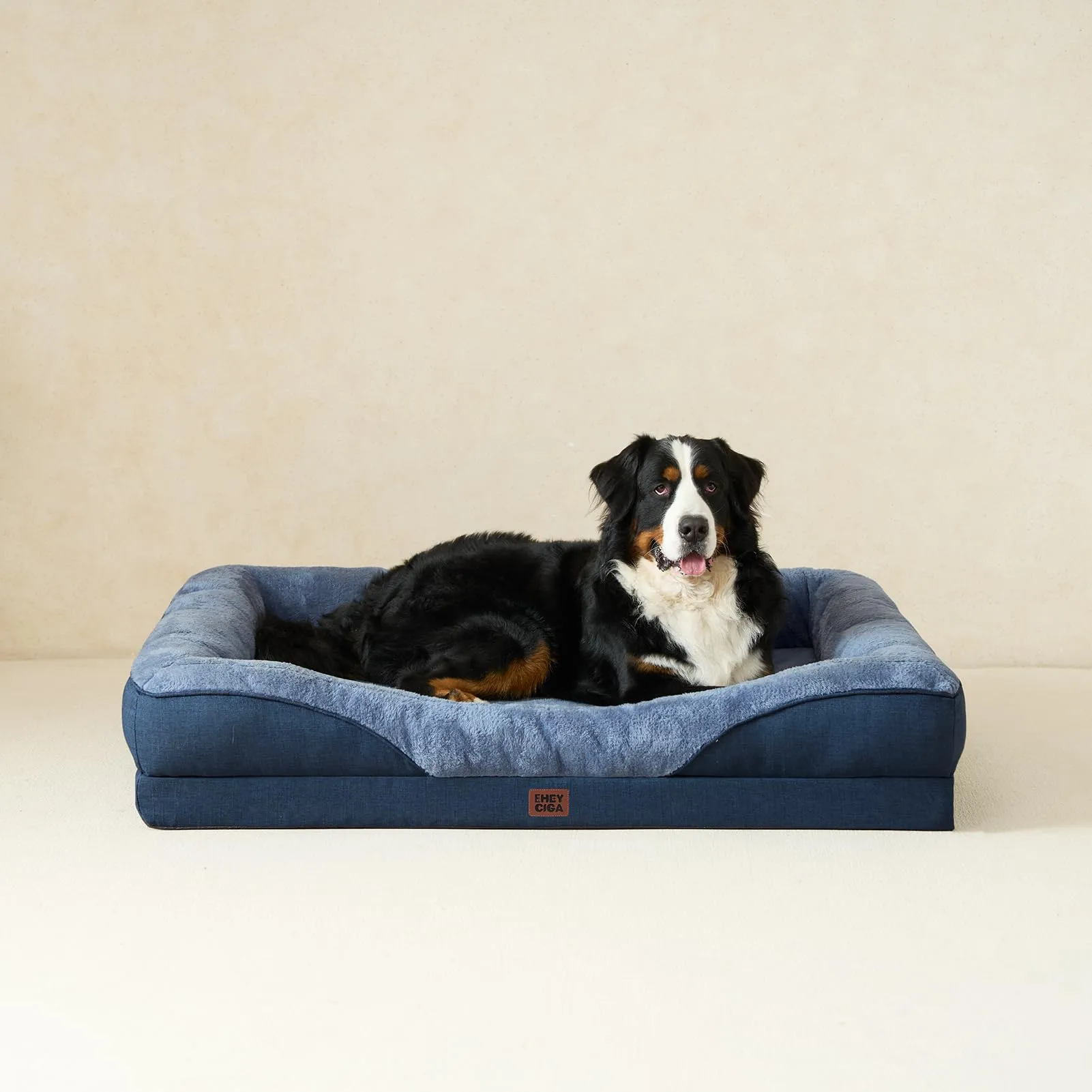 EHEYCIGA Cuccia Cane Interno, Taglia Grande, 122x89x18.9cm, Blu Scuro - immagine 9
