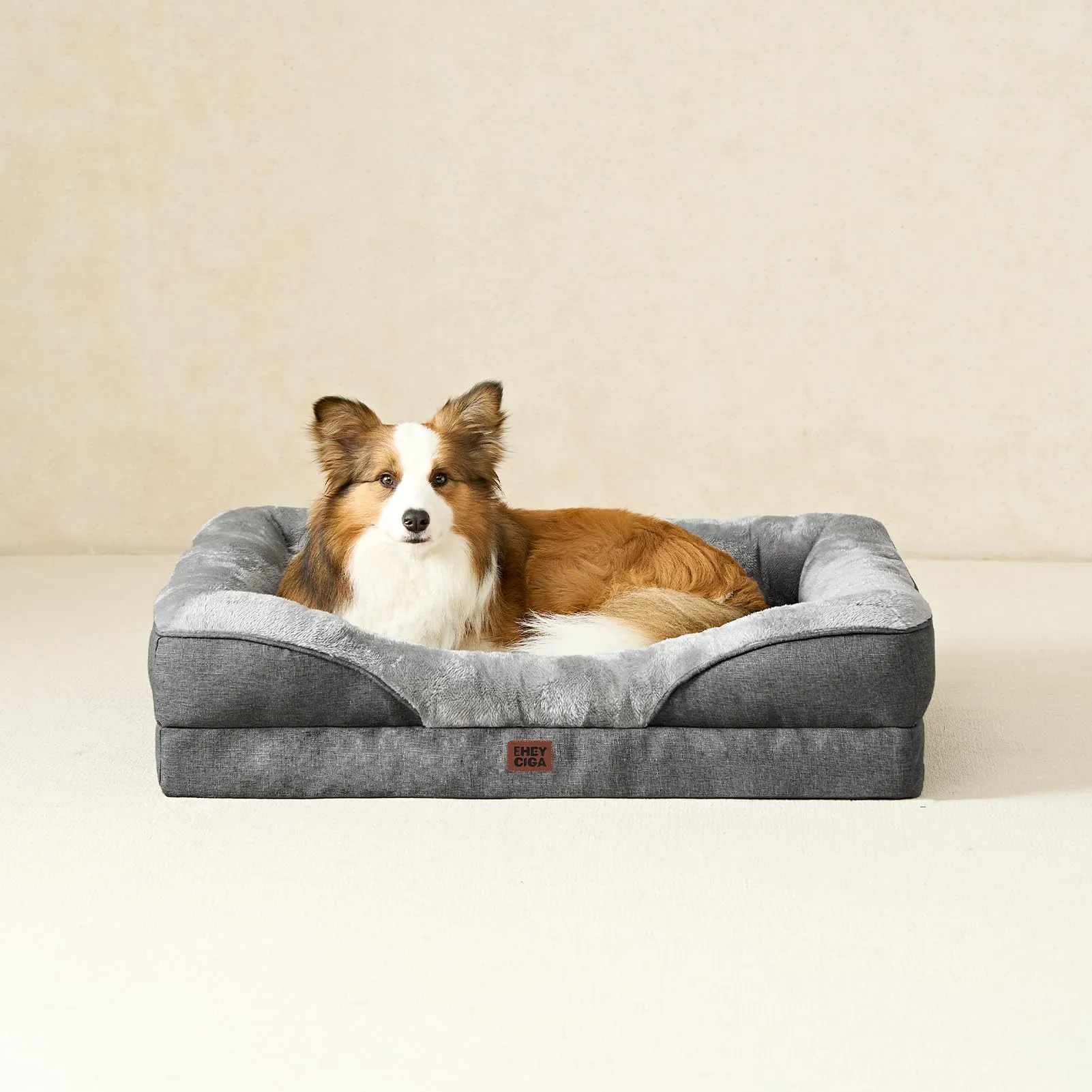 EHEYCIGA Cuccia Cane Interno, 104x68.6x18.9cm, Grigio Scuro - immagine 8