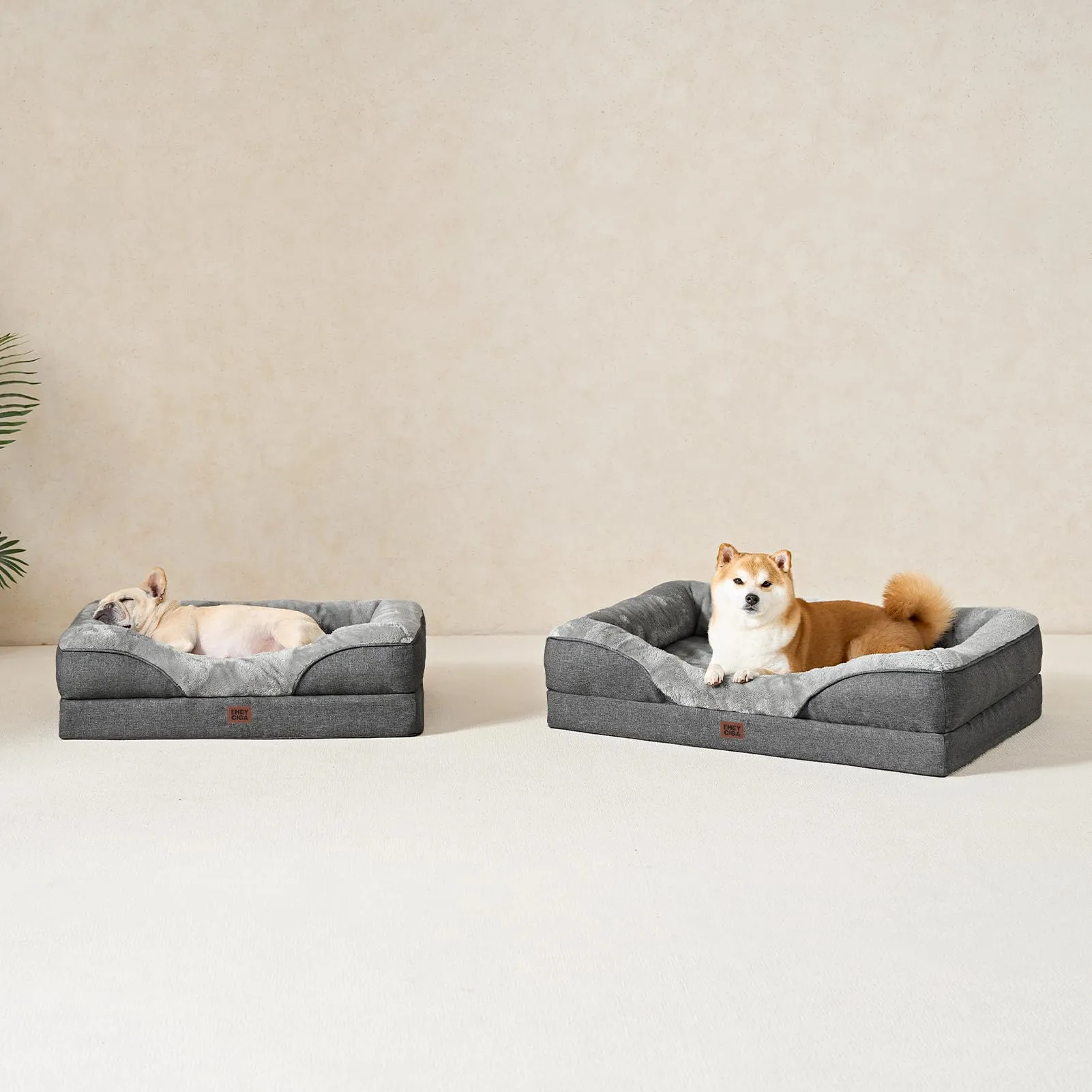 EHEYCIGA Cuccia Cane Interno, 104x68.6x18.9cm, Grigio Scuro - immagine 9
