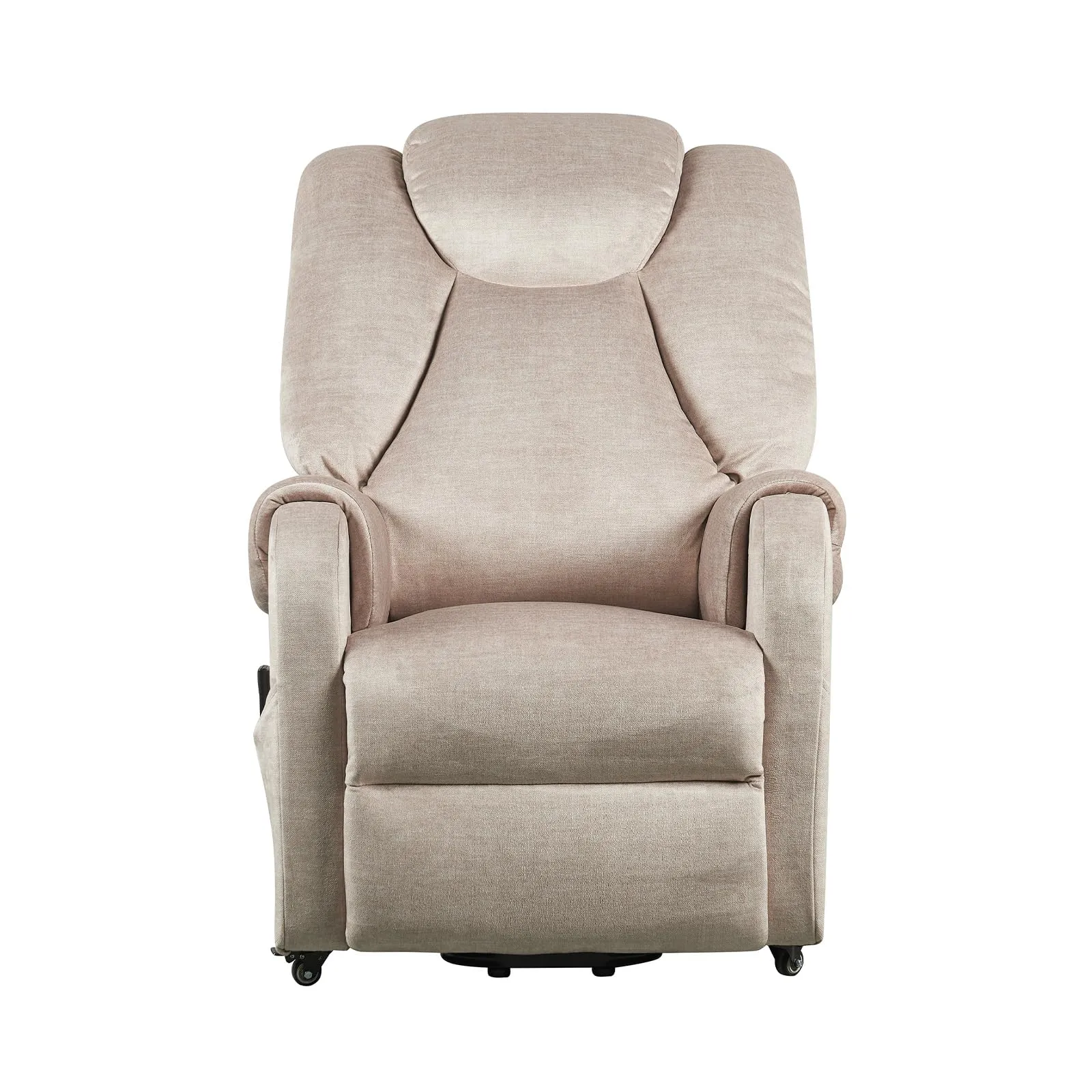Poltrone Italia Sofia Poltrona Relax Elettrica 2 Motori, Reclinazione Indipendente Schienale e Pediera, 4 Ruote, Tessuto Premium Beige - immagine 8