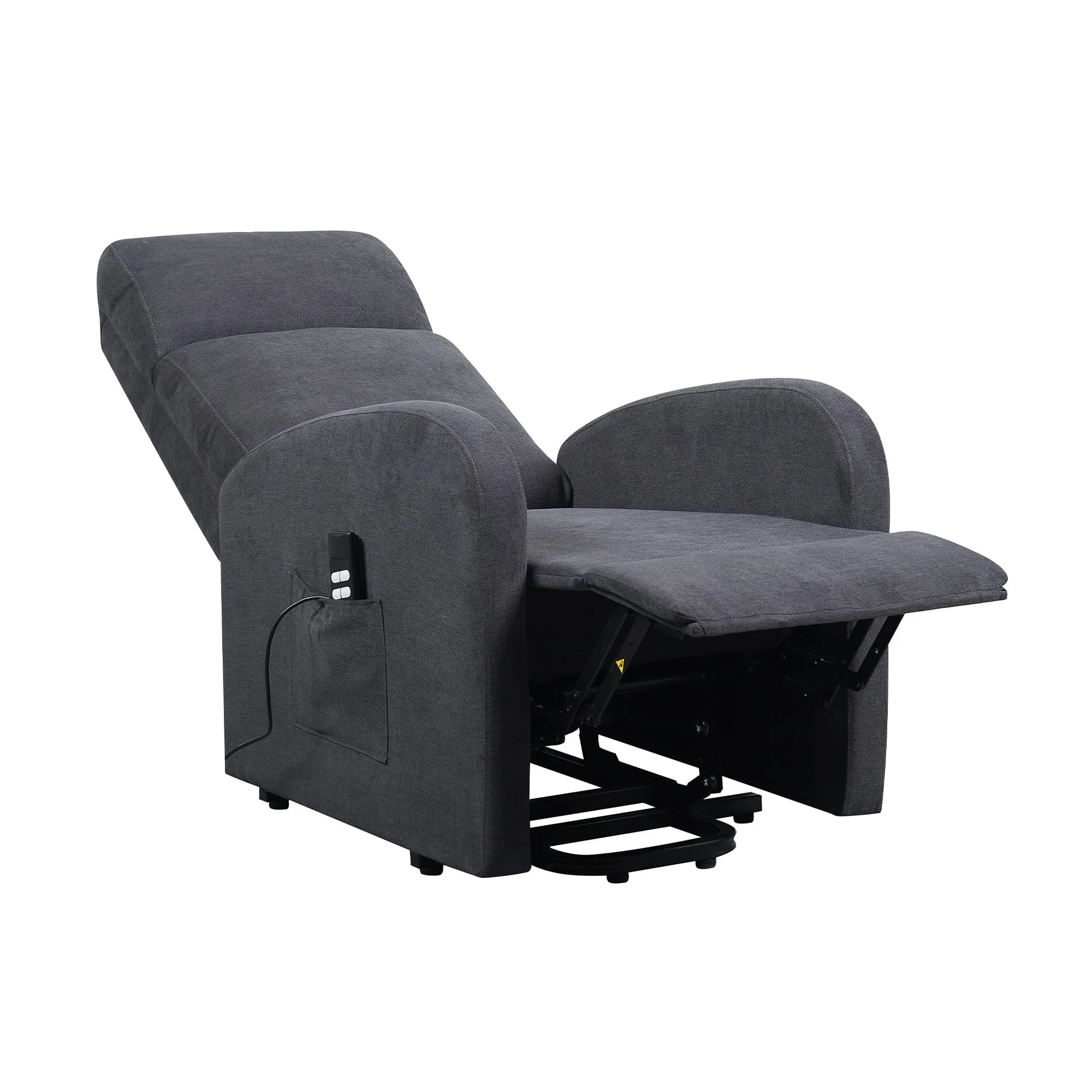 Poltrone Italia Poltrona Relax Elettrica 2 Motori Alzapersona Grigio - immagine 3