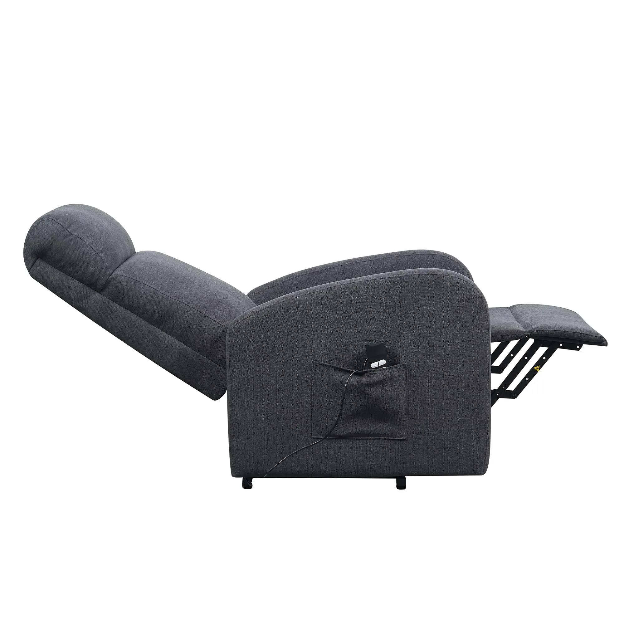 Poltrone Italia Poltrona Relax Elettrica 2 Motori Alzapersona Grigio - immagine 4