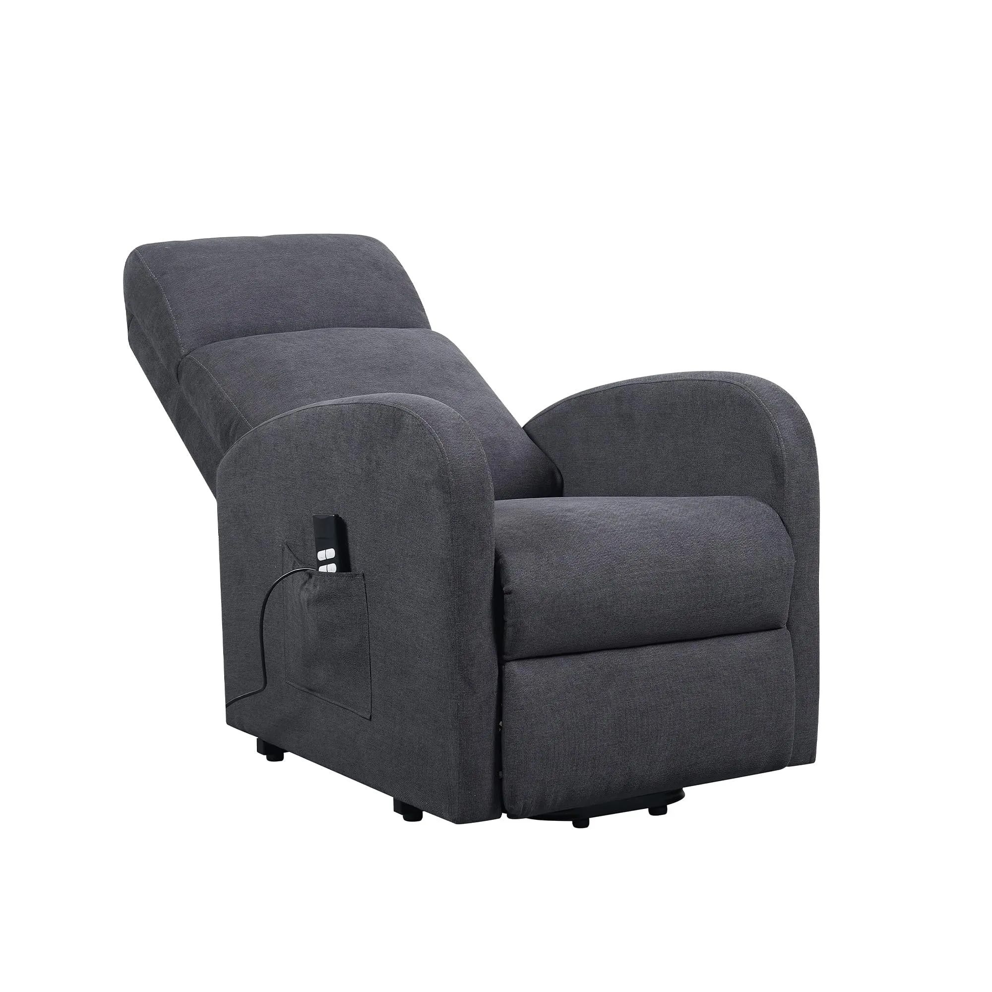 Poltrone Italia Poltrona Relax Elettrica 2 Motori Alzapersona Grigio - immagine 5