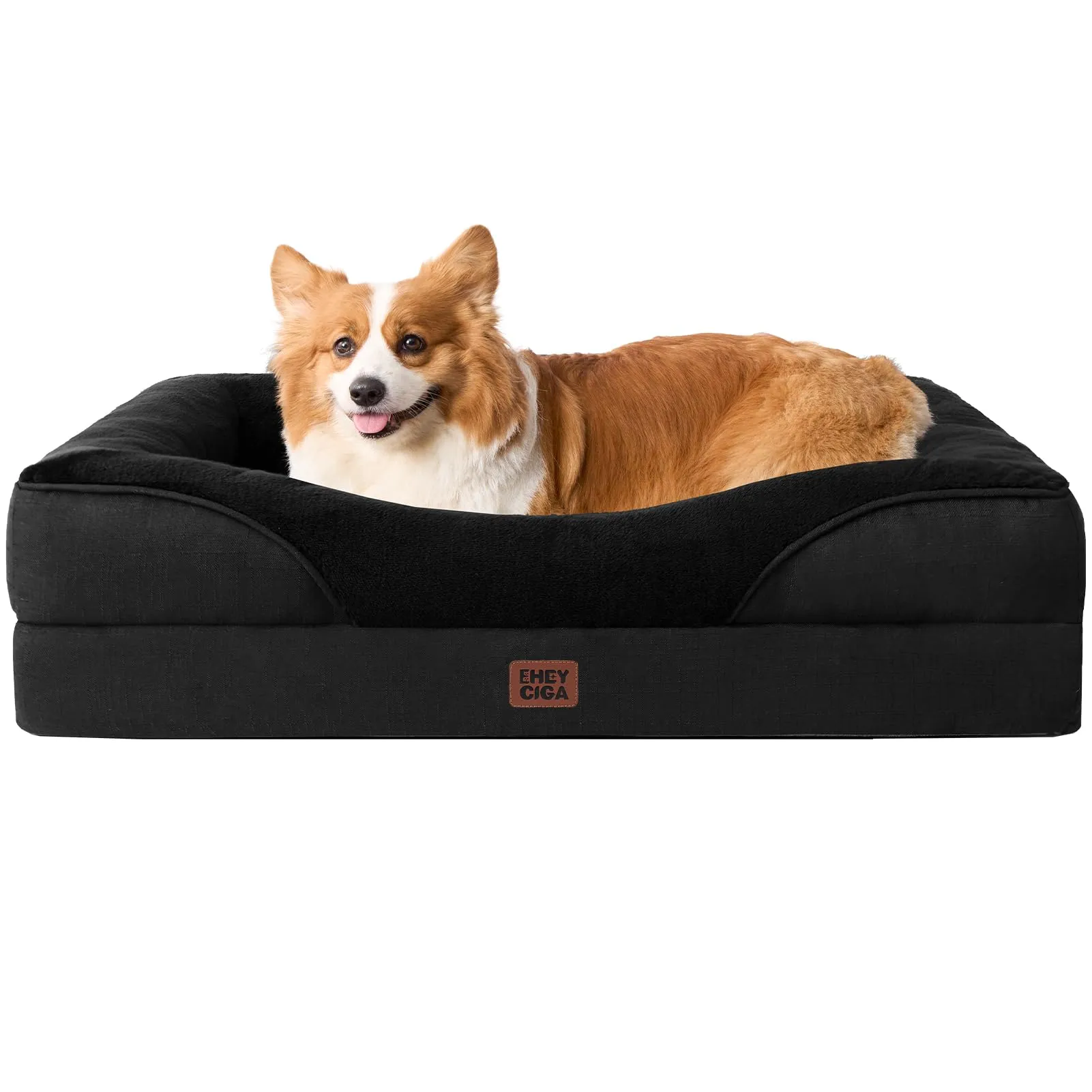 EHEYCIGA Cuccia Cane Interno, 89x56x16.5cm, Nero - immagine 1