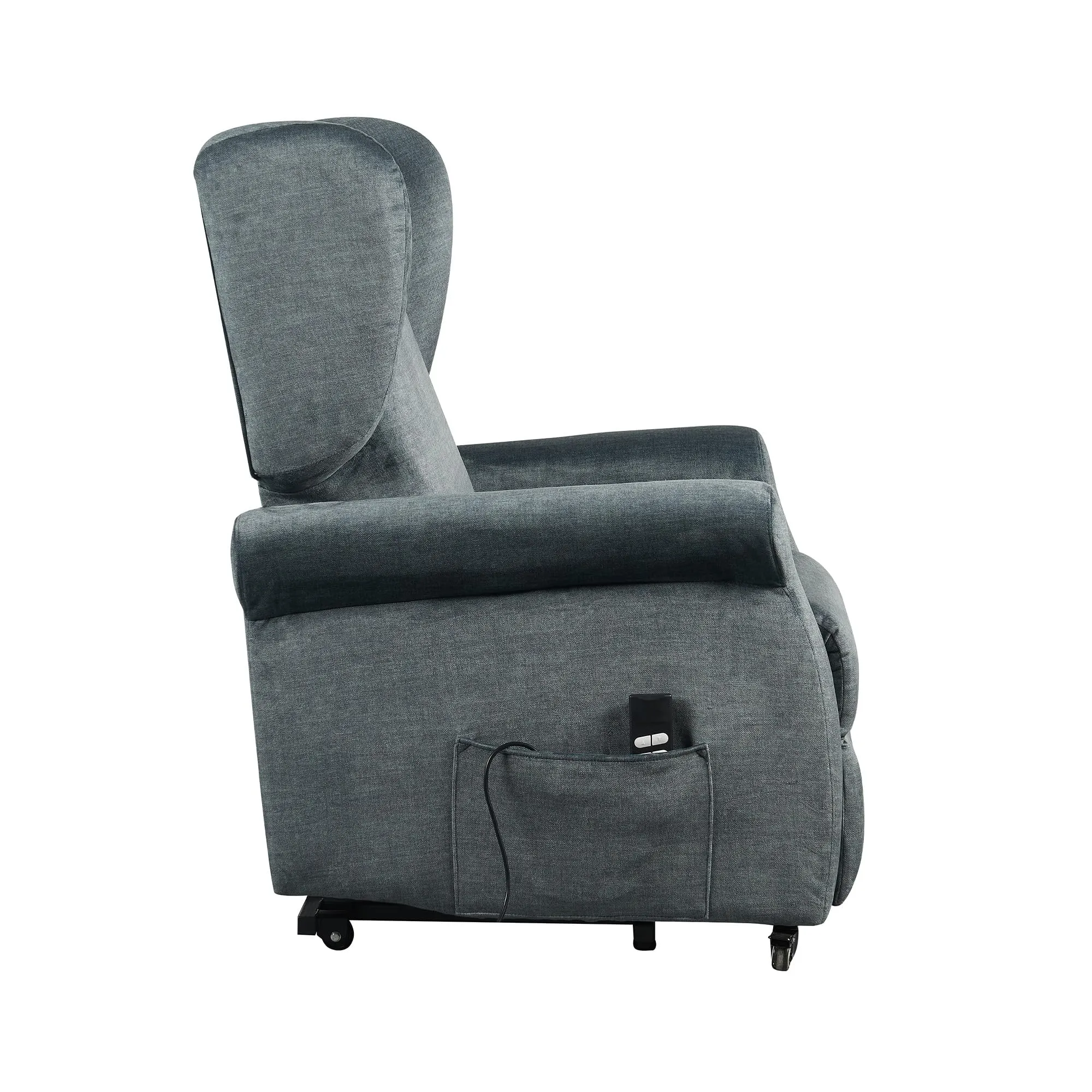 Poltrone Italia Poltrona Alzapersona Elettrica 2 Motori Blu - immagine 8