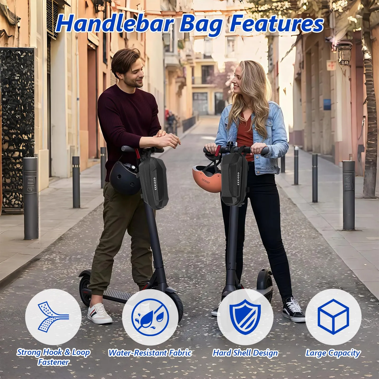 flintronic Borsa per Monopattino Elettrico, 3L Impermeabile per Xiaomi, Ducati, Ninebot ES1/ES2/ES3/ES4 - immagine 3