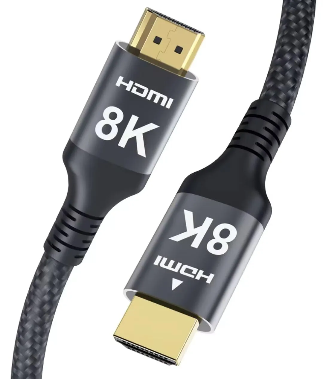Adauxter Cavo HDMI a HDMI 8K 4K con Ethernet CEC, 15m, Grigio spaziale - immagine 1