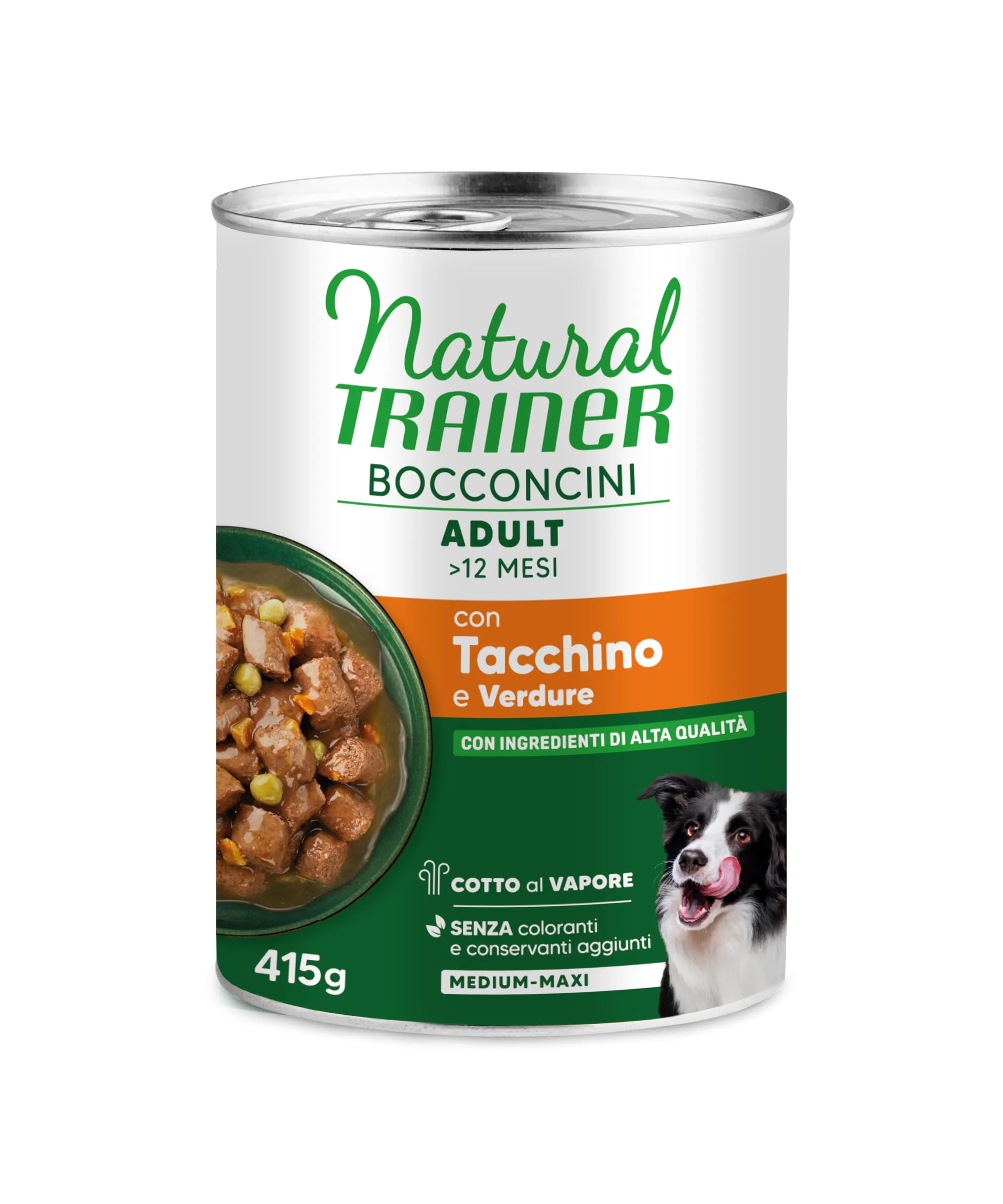 Trainer Natural Bocconcini per Cane Medium & Maxi con Tacchino - 12 x 415g - immagine 1