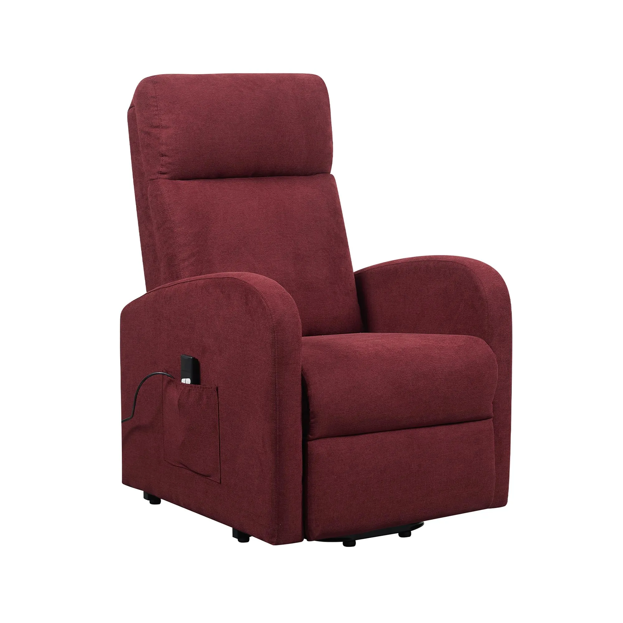 Poltrone Italia Poltrona Relax Elettrica 2 Motori Alzapersona Bordeaux - immagine 1