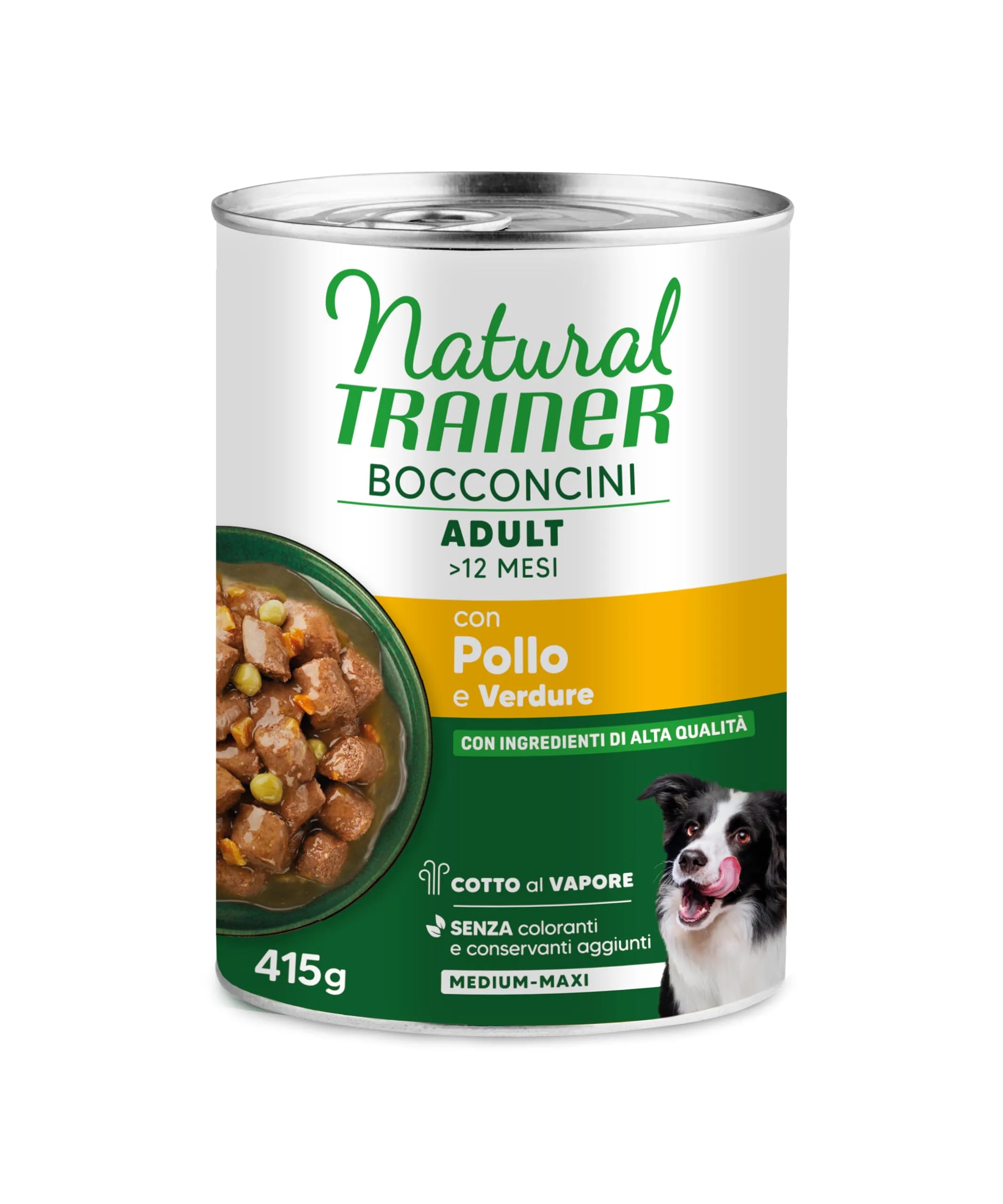 Trainer Natural Bocconcini per Cane Medium & Maxi con Pollo - 12 x 415g - immagine 1