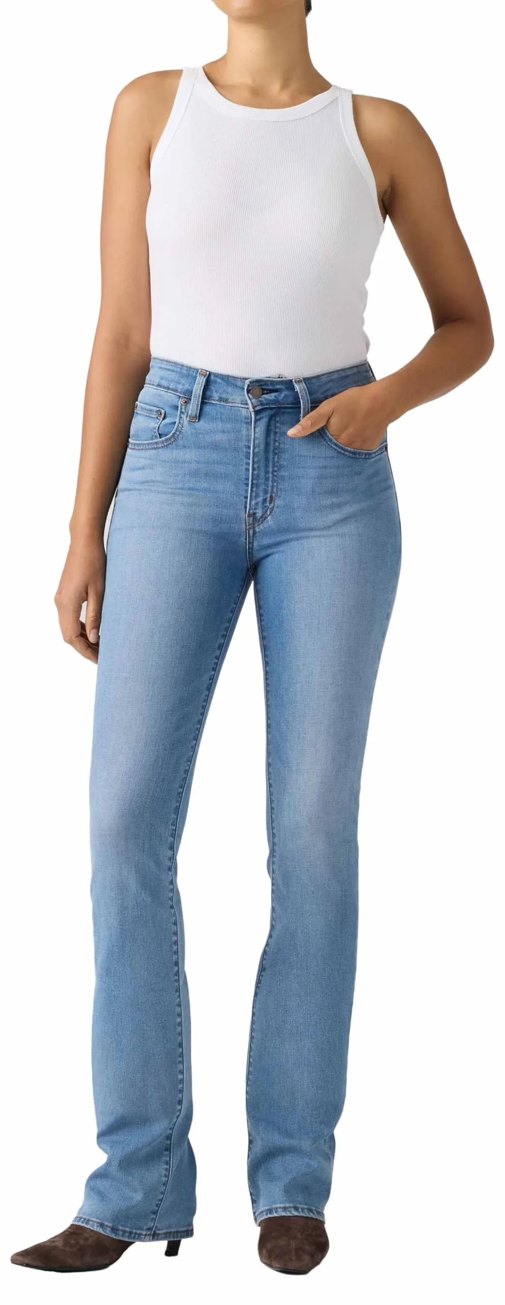 Levi's 725 High Rise Bootcut Jeans True Blue Mid - immagine 6