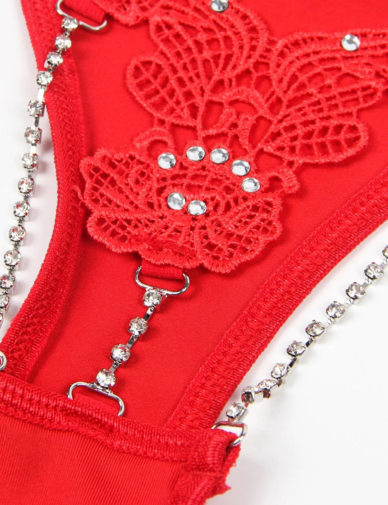 comeondear G-String Vita Bassa Donna Perizoma Rosso, L - immagine 5