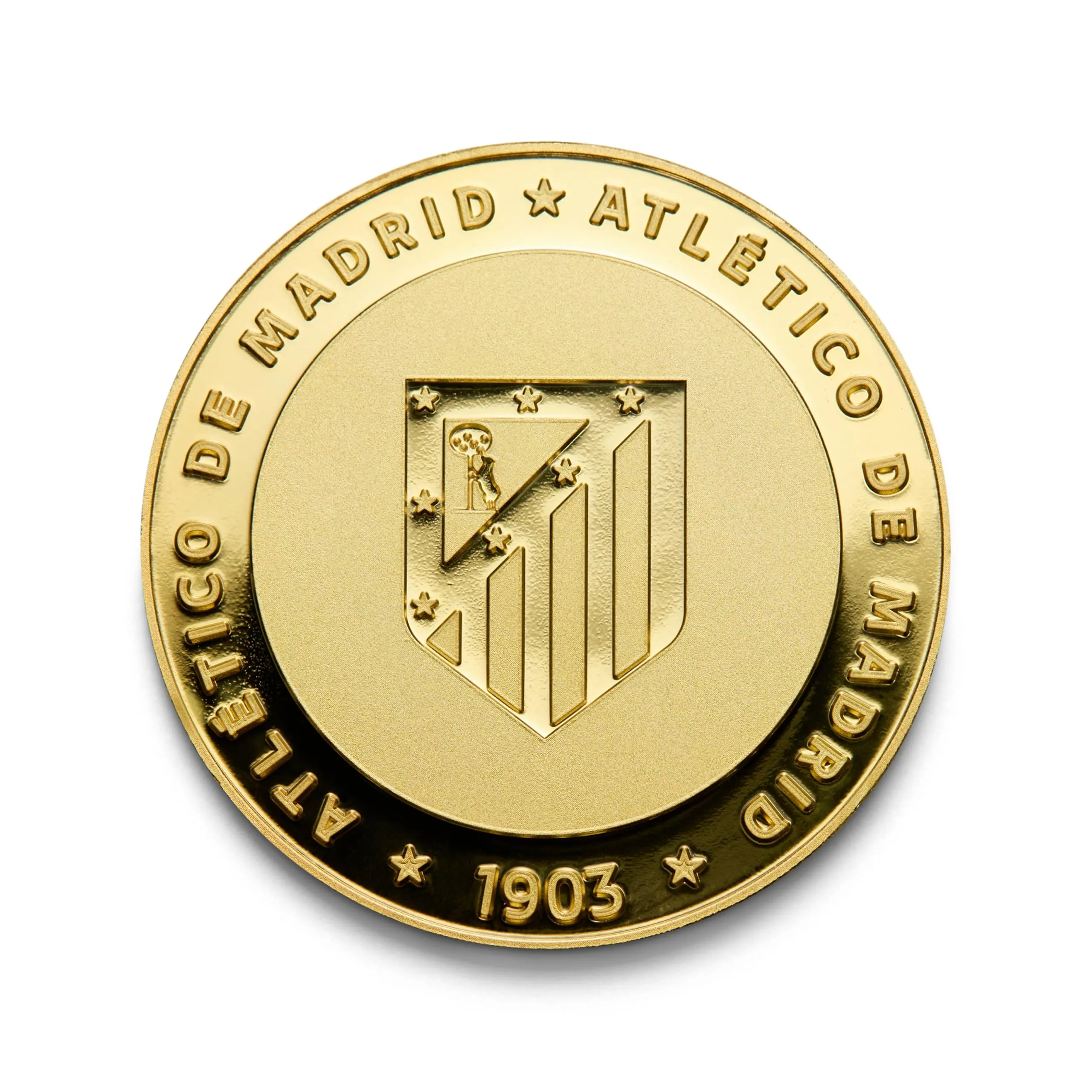 MOCIWORLD Atlético de Madrid Edizione Speciale Riyadh Air Metropolitano Giocattolo da Collezione Oro - immagine 3