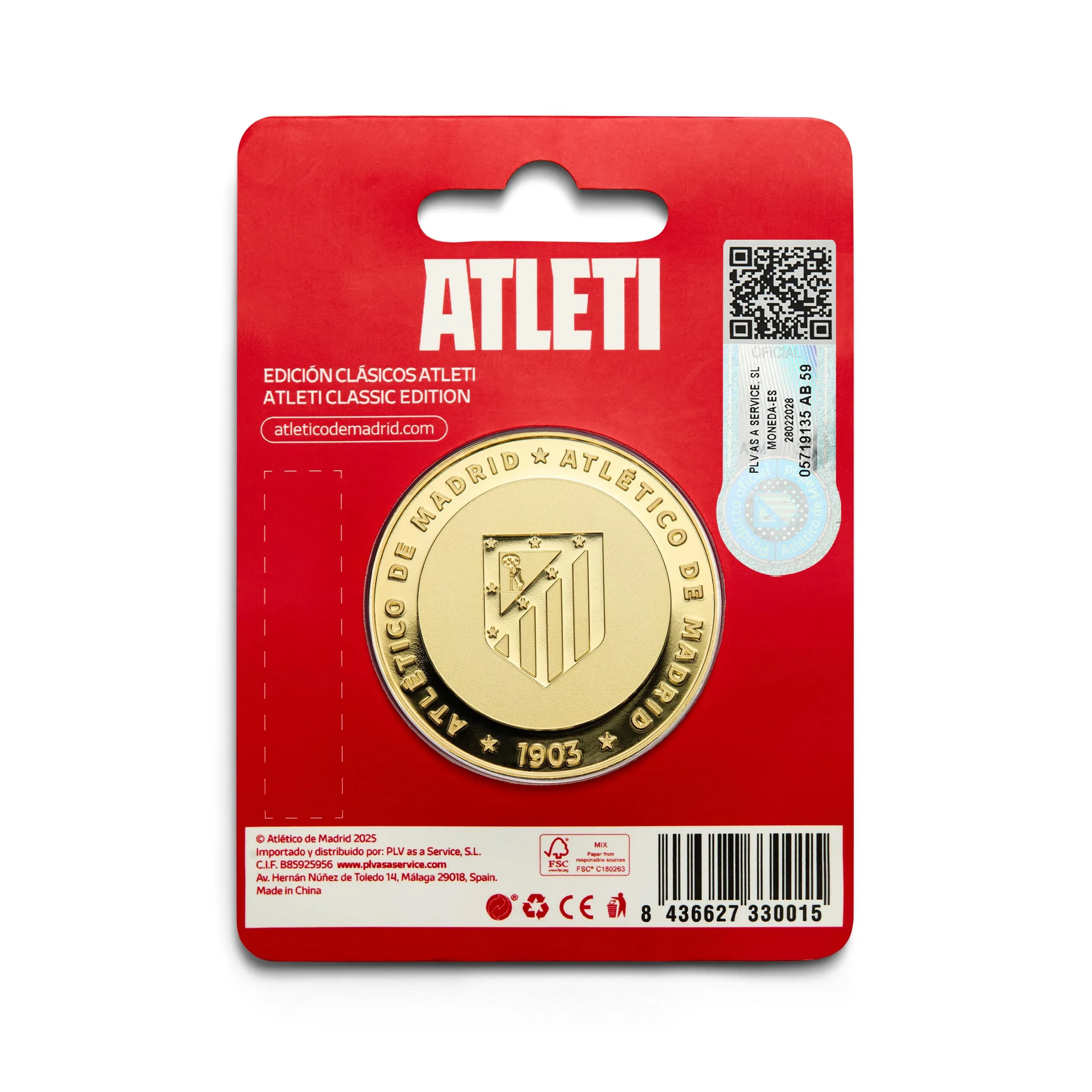 MOCIWORLD Atlético de Madrid Edizione Speciale Riyadh Air Metropolitano Giocattolo da Collezione Oro - immagine 4
