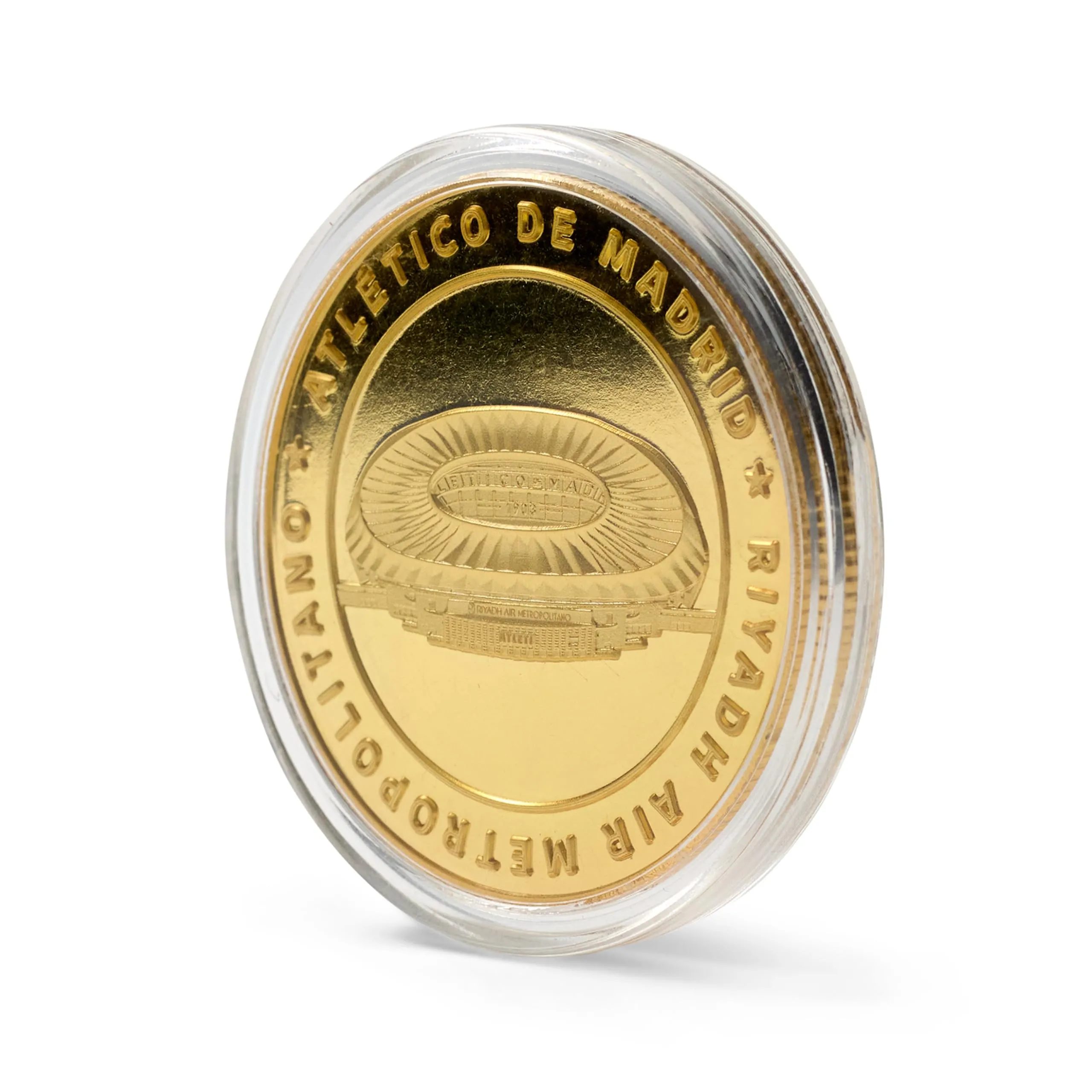 MOCIWORLD Atlético de Madrid Edizione Speciale Riyadh Air Metropolitano Giocattolo da Collezione Oro - immagine 5