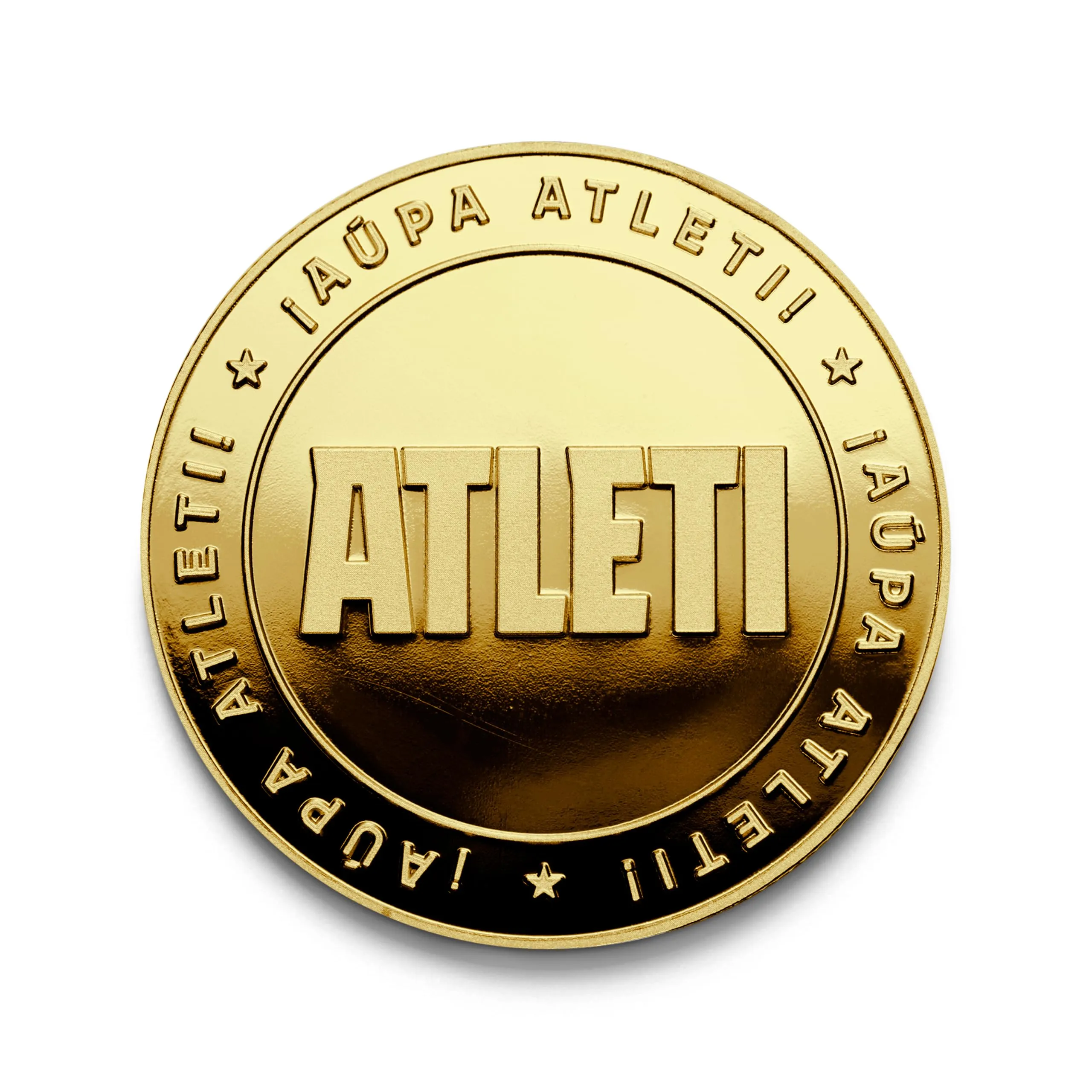 MOCIWORLD Real Madrid Moneta Edizione Speciale con Stemma e Iscrizione La Migliore Squadra del Mondo Collezionabile Cromo Prodotto Ufficiale - immagine 2