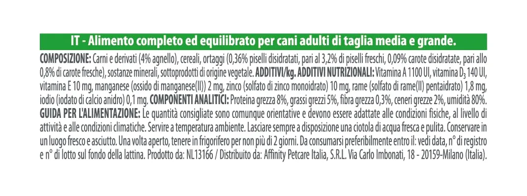 Trainer Natural Bocconcini per Cane Medium & Maxi con Agnello - 12 x 415g - immagine 4