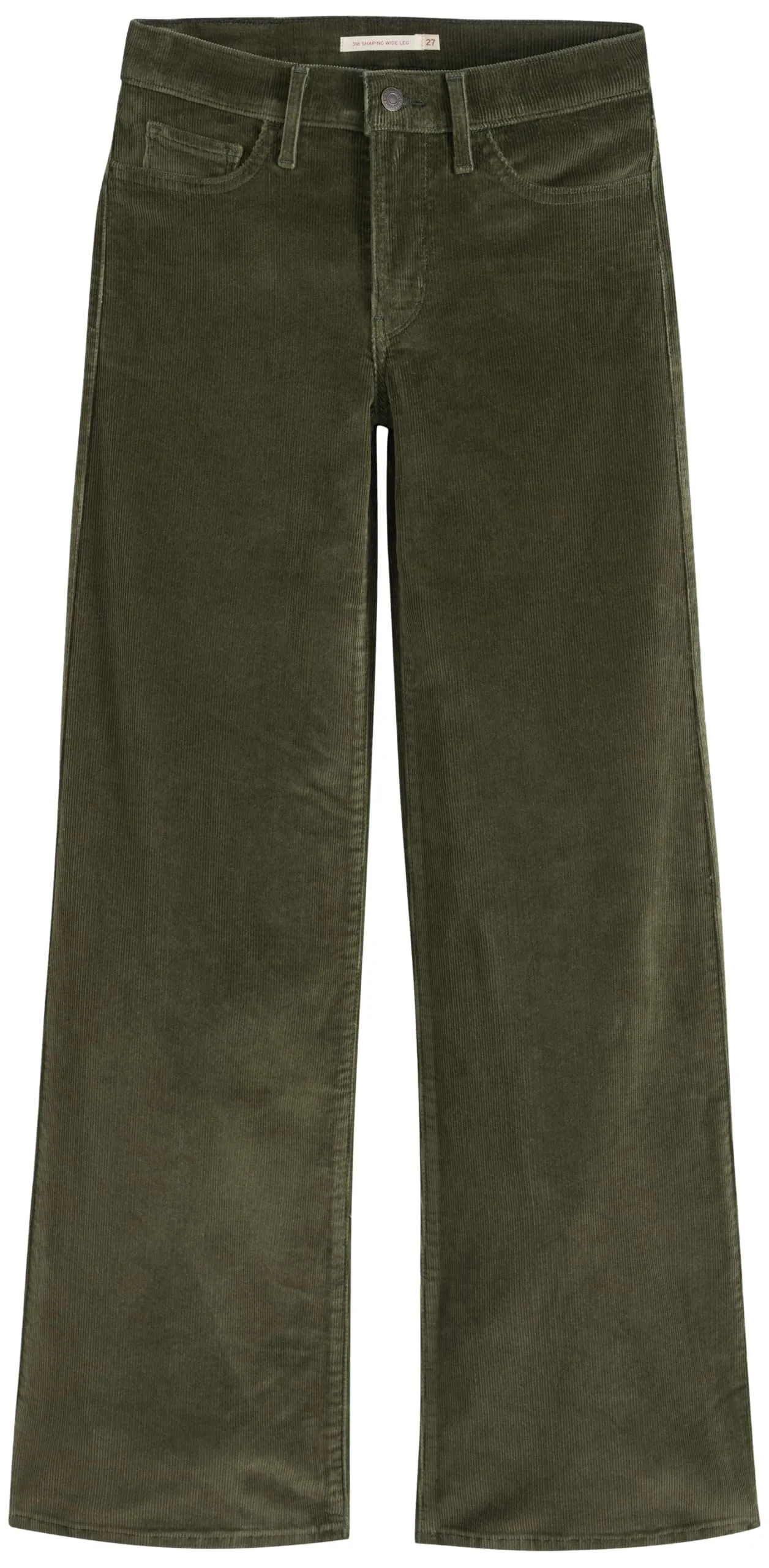 Levi's 318 Shaping Wide Leg Pants - Olive Night - immagine 6