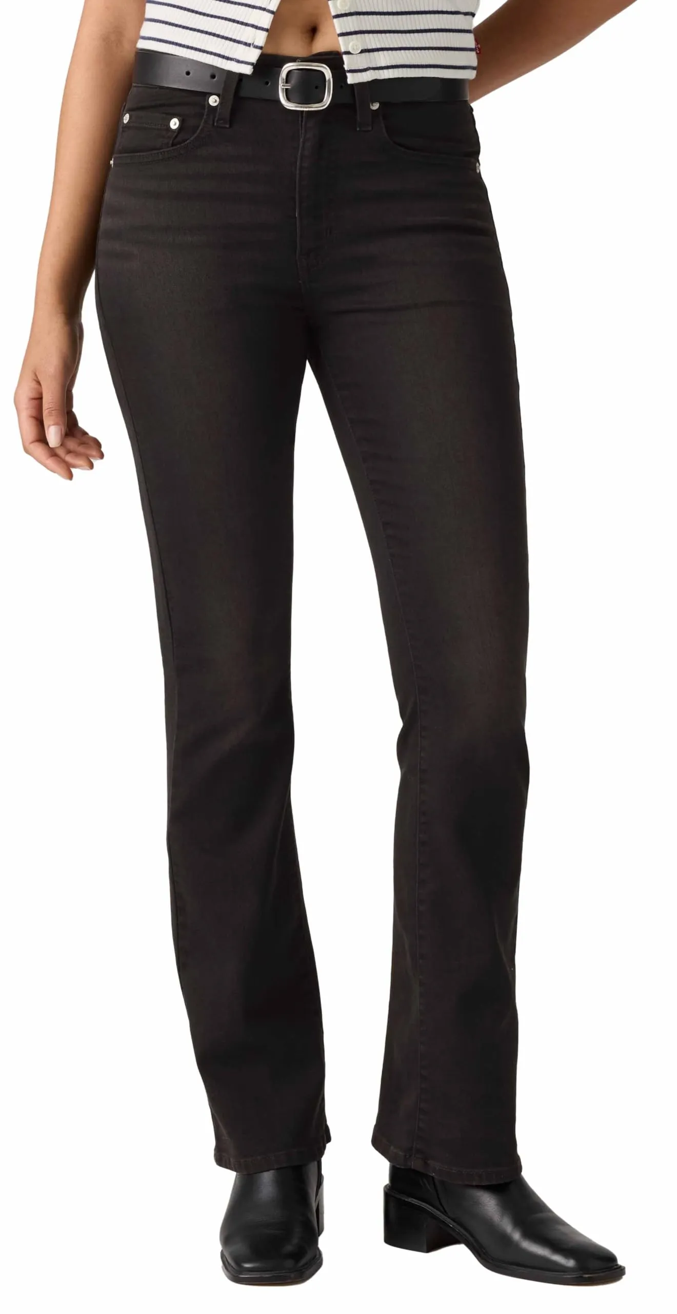 Levi's 725 High Rise Bootcut Jeans, Soot Scrape Bfr - immagine 3
