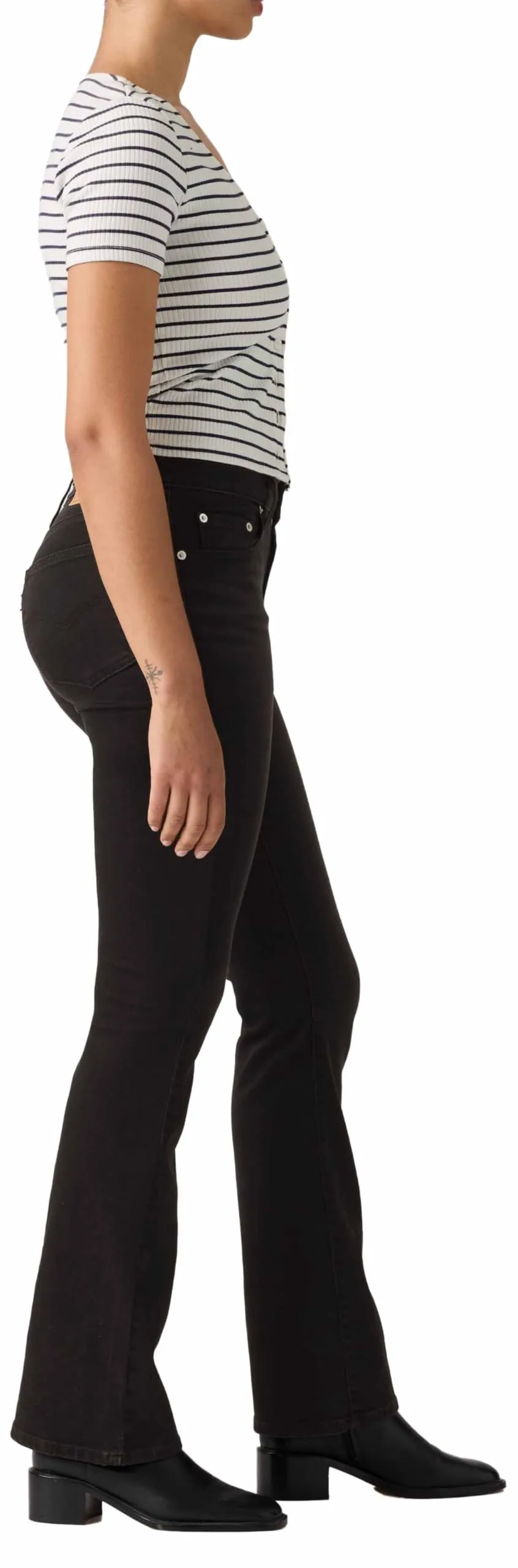 Levi's 725 High Rise Bootcut Jeans - Soot Scrape Bfr - immagine 2