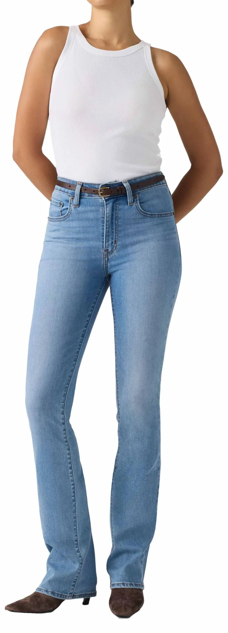 Levi's 725 High Rise Bootcut Jeans - True Blue Mid - immagine 1