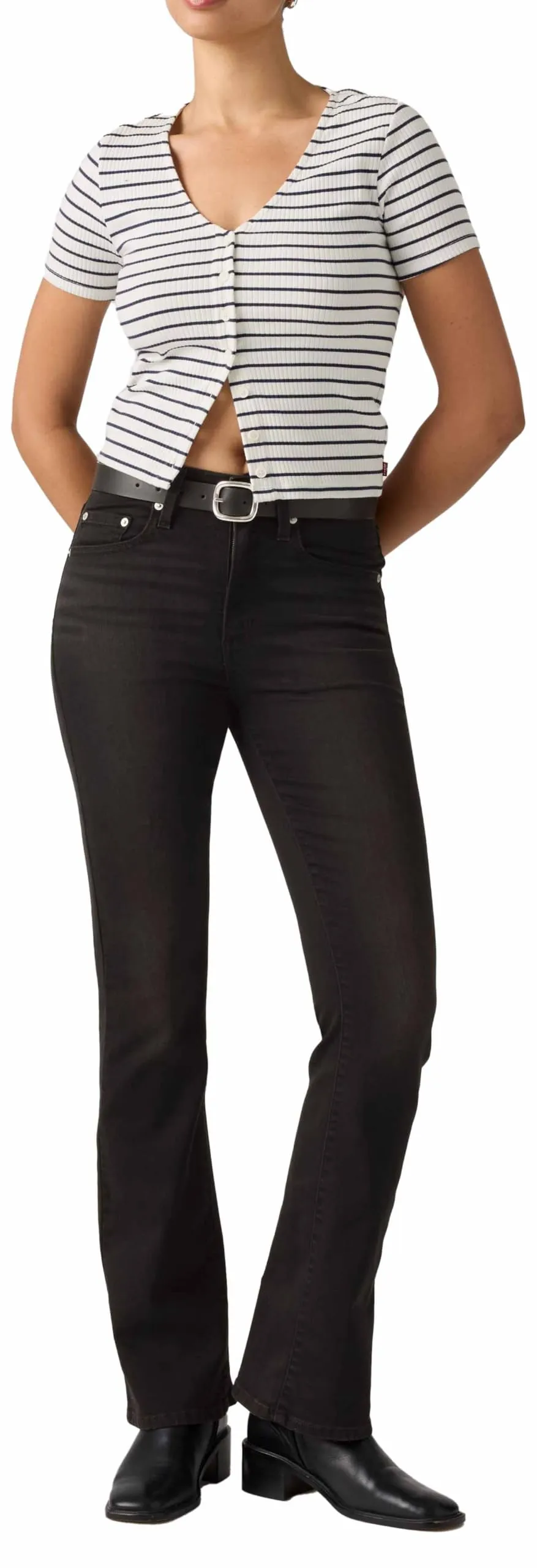 Levi's 725 High Rise Bootcut Soot Scrape Bfr - immagine 1