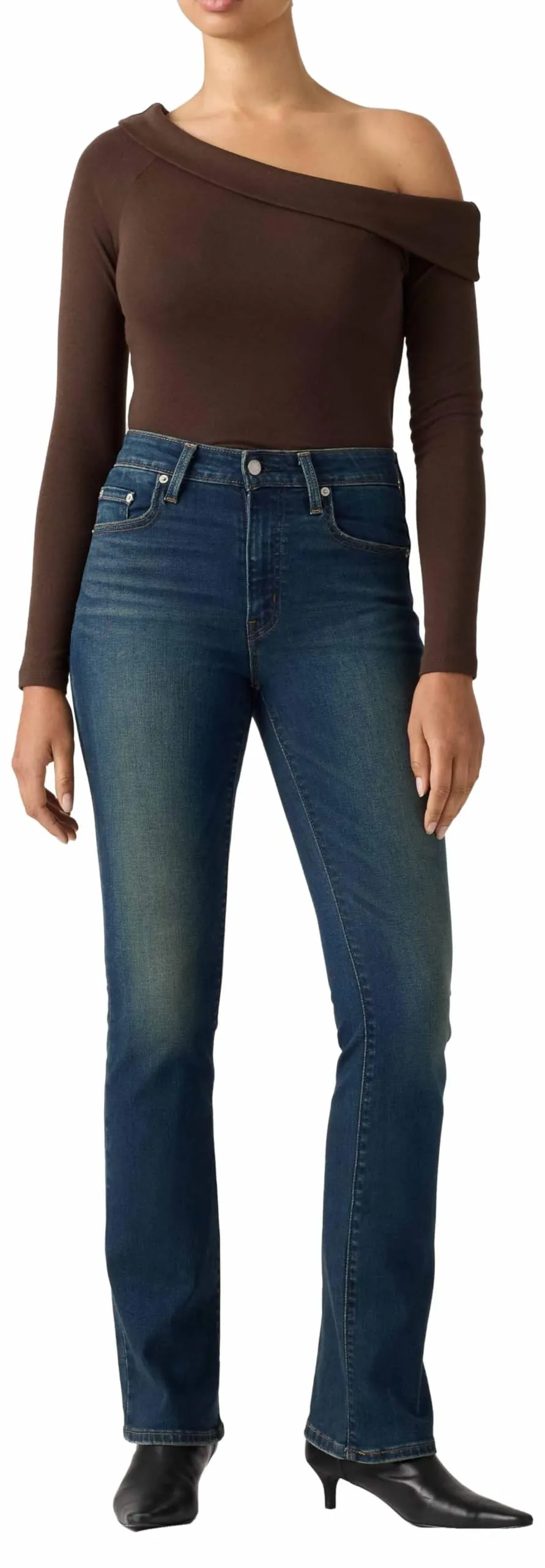Levi's 725 High Rise Bootcut Jeans - Total Grail STR - immagine 5