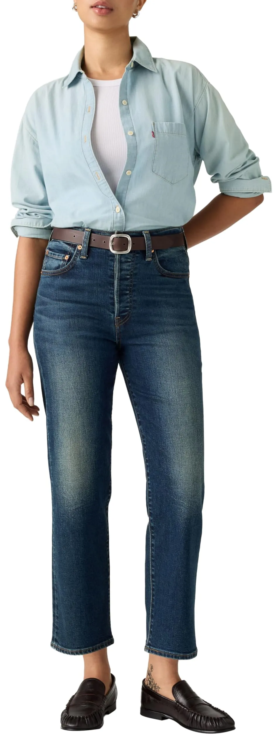 Levi's Ribcage Straight Ankle She Is Ready, 28W / 31L - immagine 1