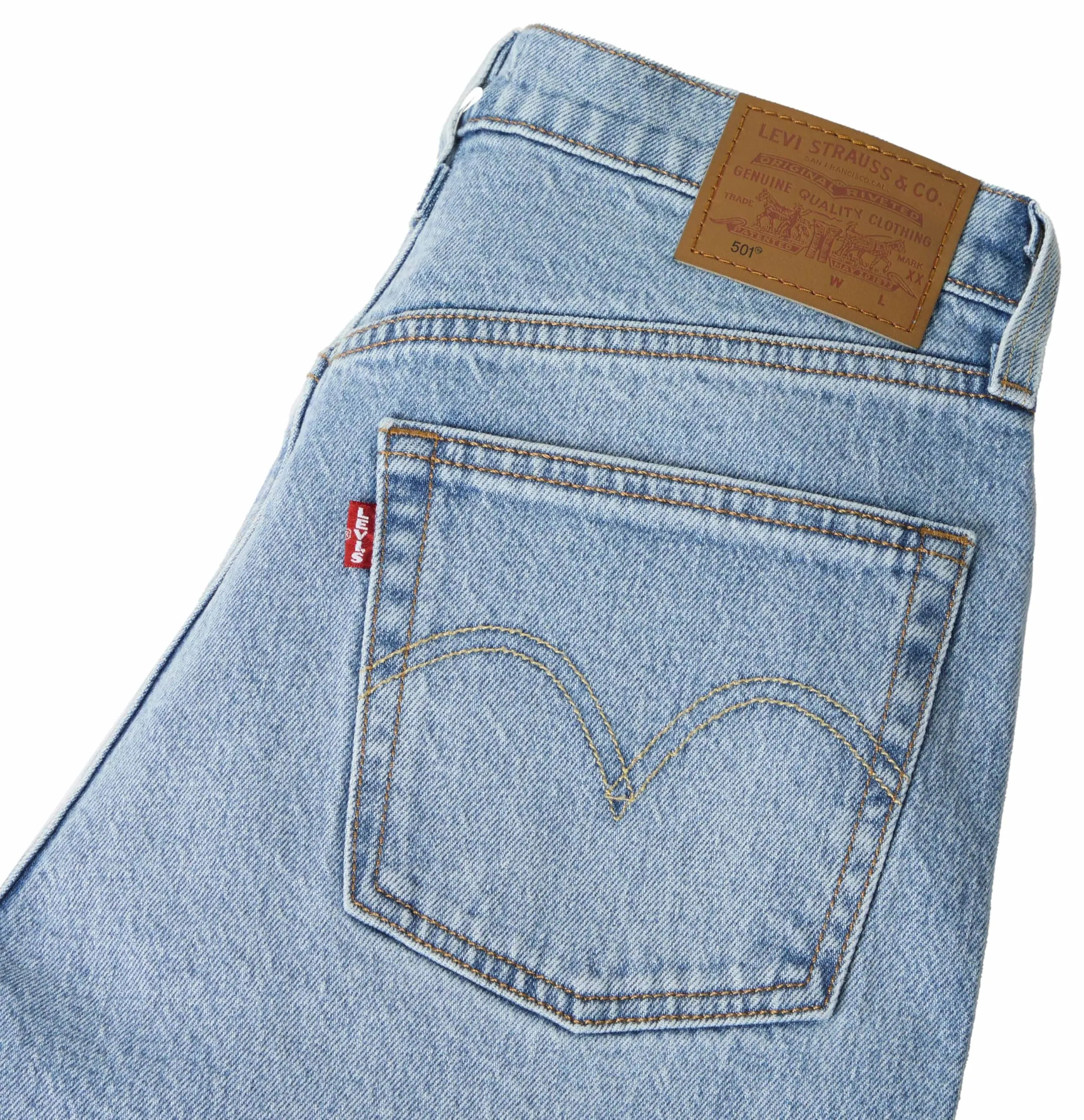 Levi's 501 Women's Jeans Lazy Frame 32W 30L - immagine 7