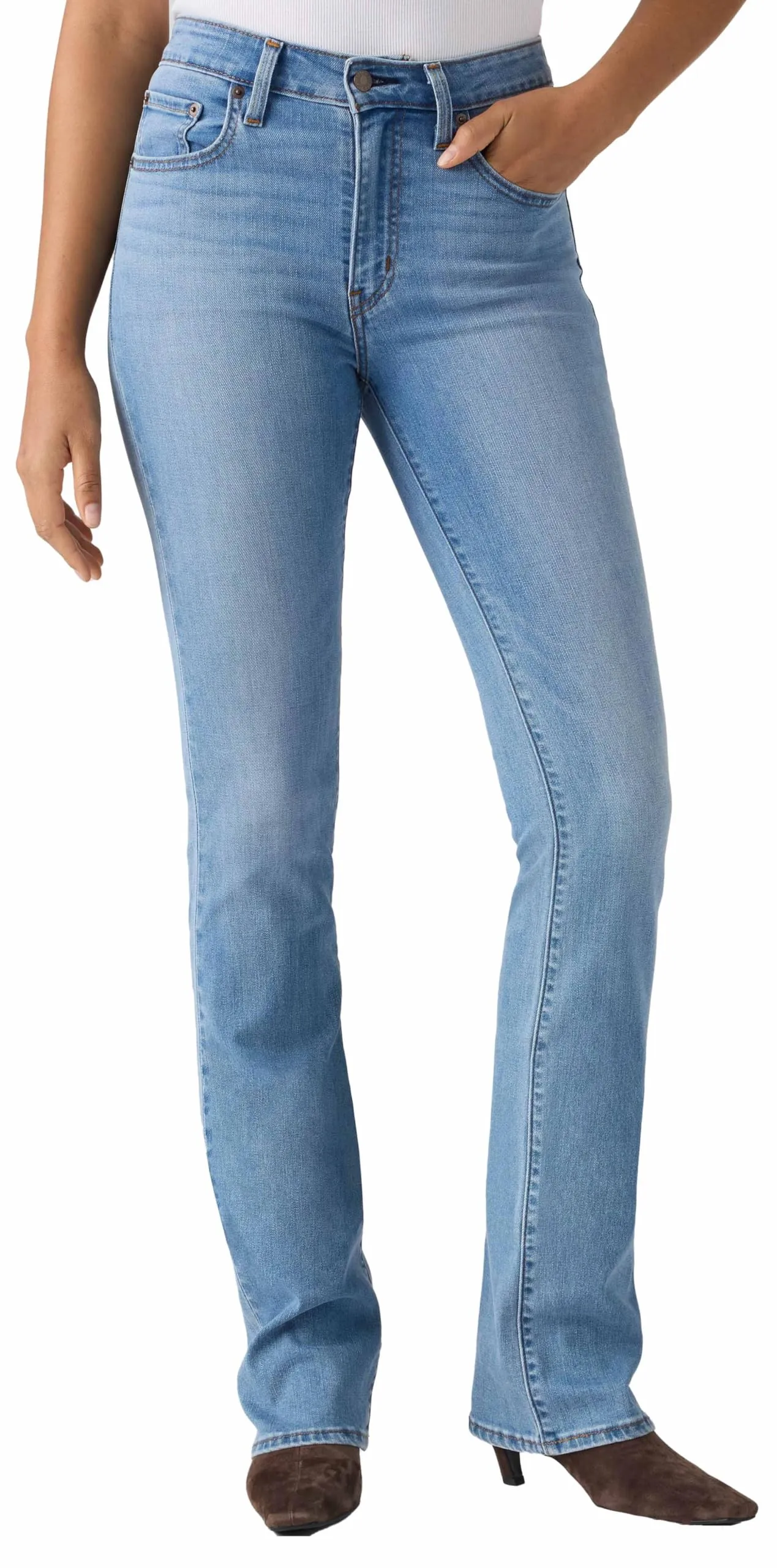 Levi's 725 High Rise Bootcut True Blue Mid - immagine 3