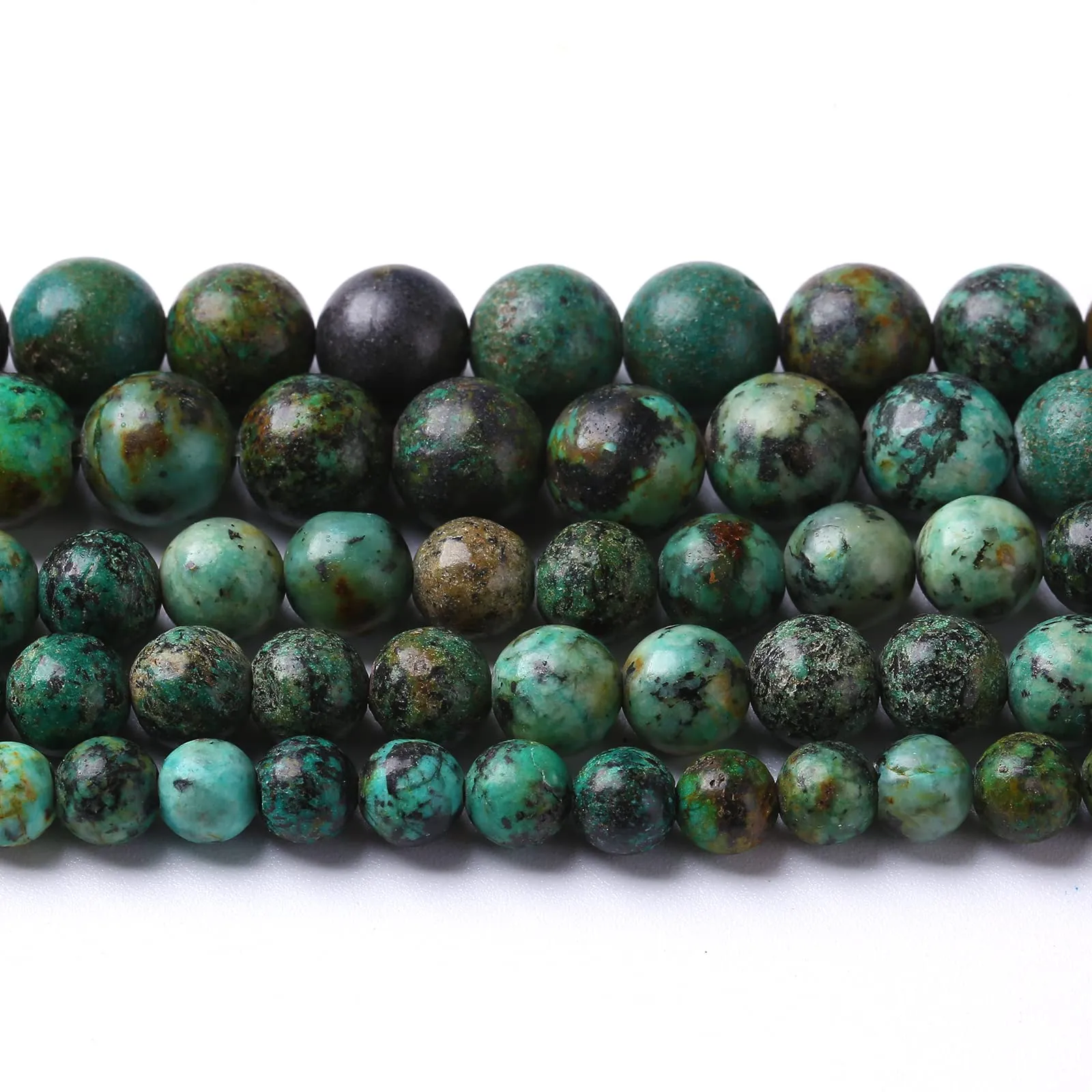 ZXYMLZI Perline in Pietra Turchese Africana Naturale, 4 mm, 90 Pezzi - immagine 1