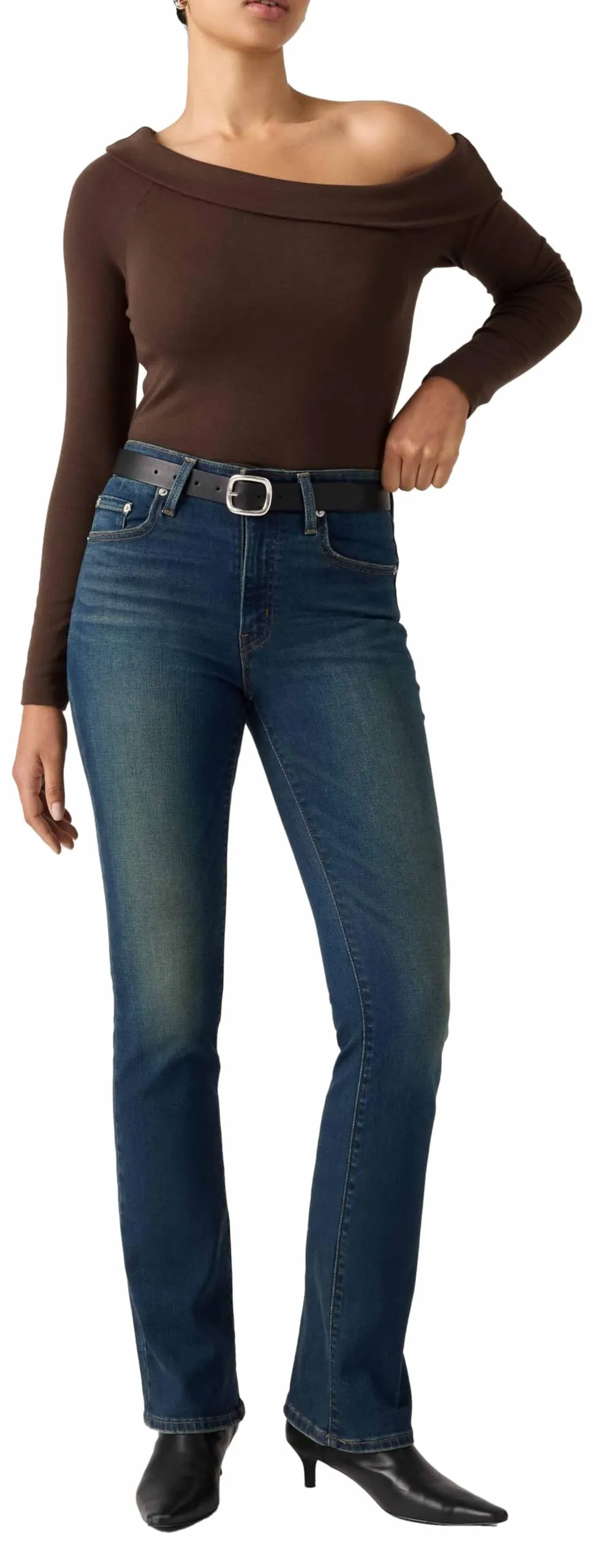 Levi's 725 High Rise Bootcut Jeans - Total Grail STR - immagine 1