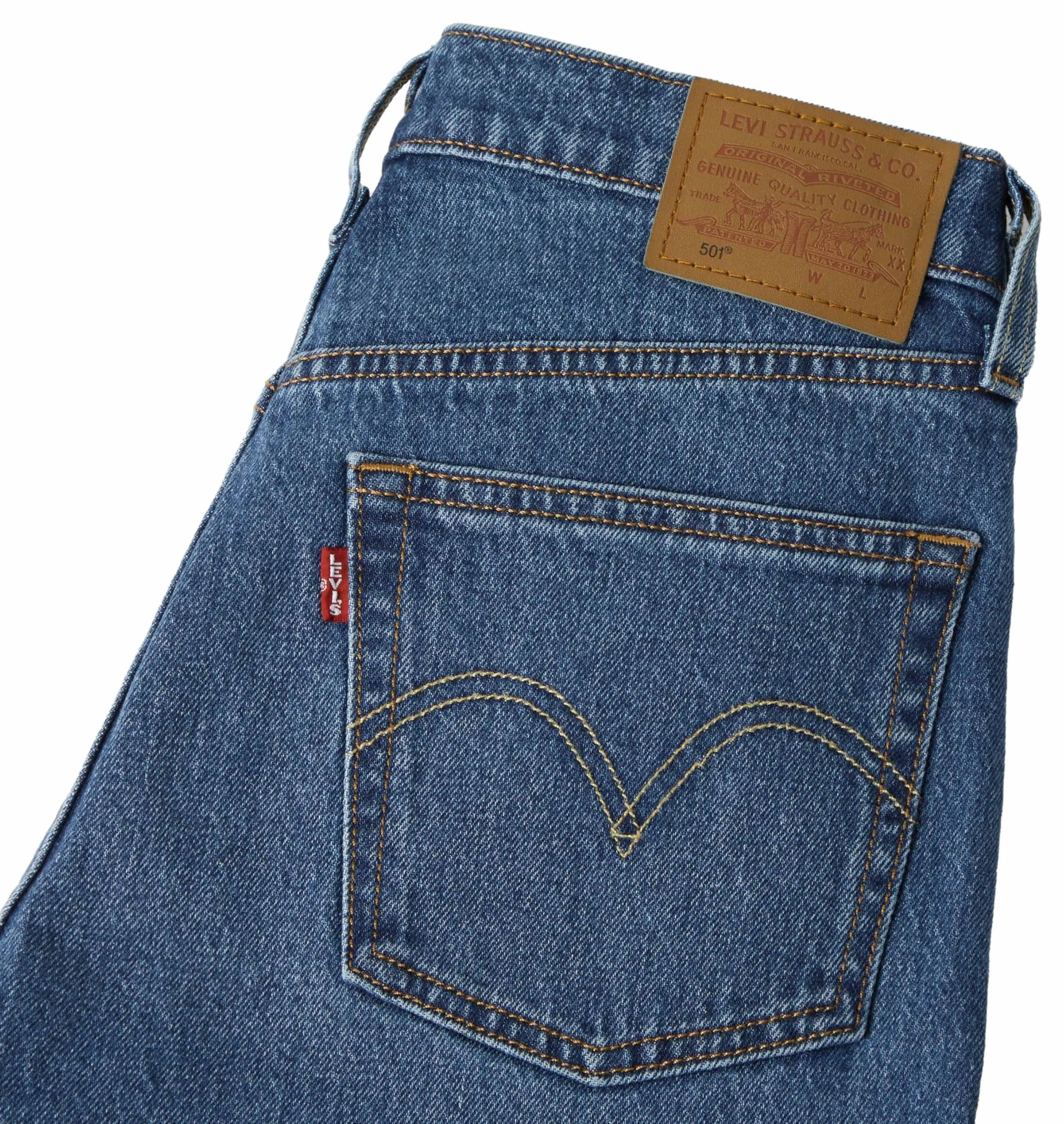Levi's 501 Women's Jeans Array Away 32W 30L - immagine 7
